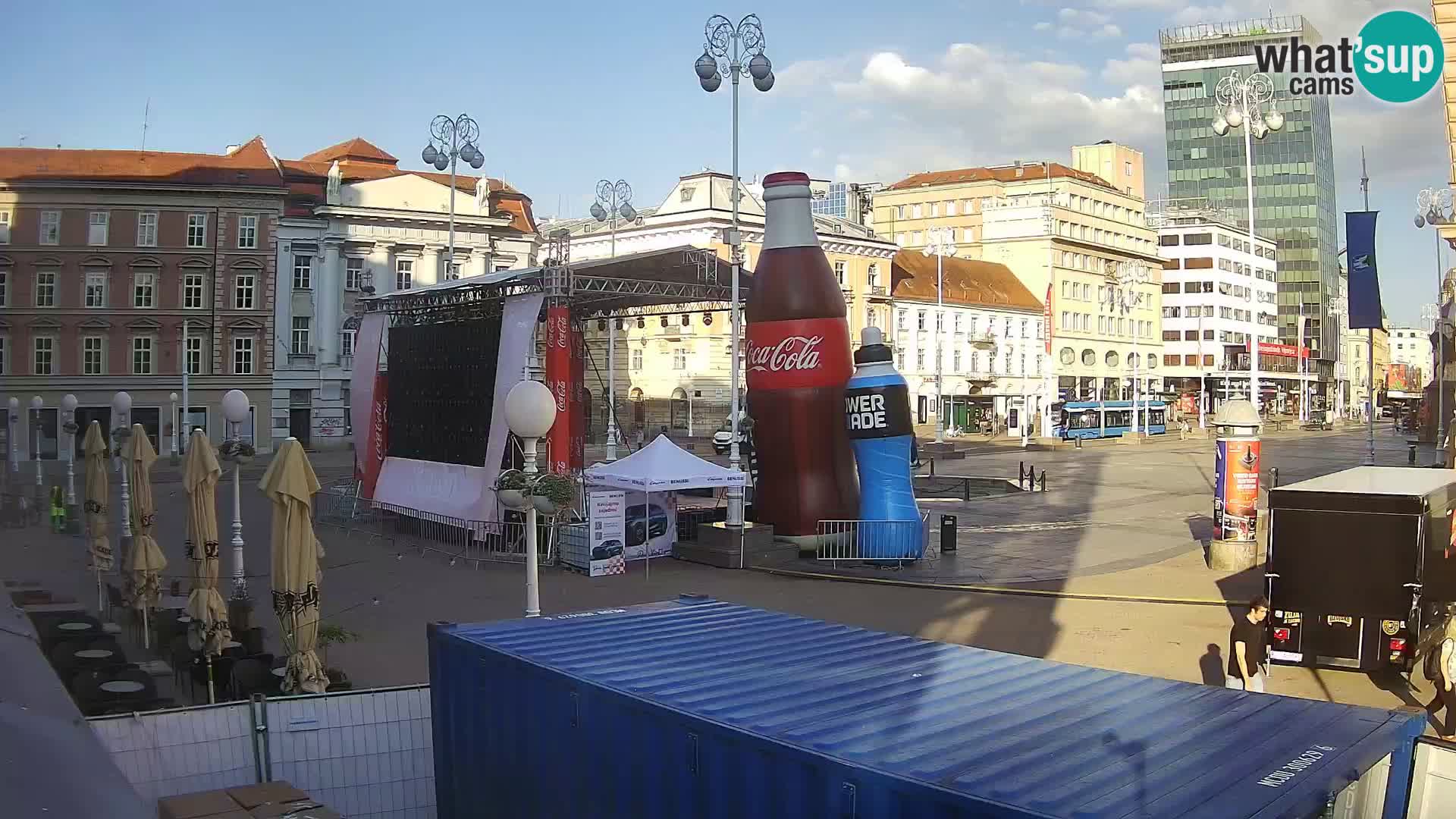 Zagreb camera en vivo plaza Bana Jelačić