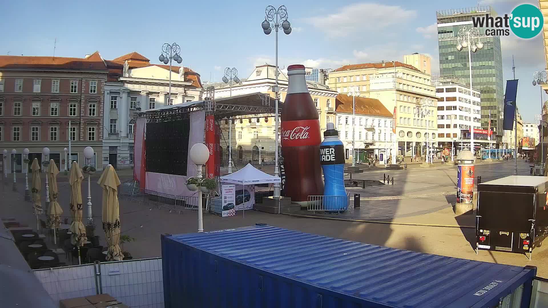 Zagreb Live Webcam Platz Bana Jelačić