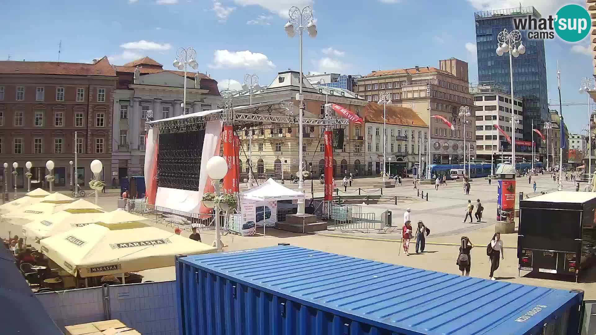 Zagreb Livecam – Bana Jelačić square