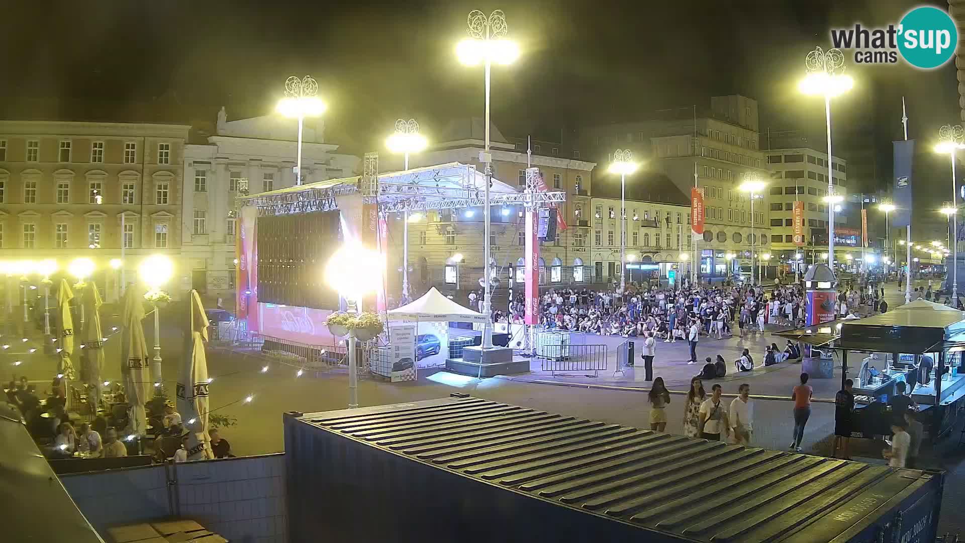 Zagreb Live Webcam – Bana Jelačić square