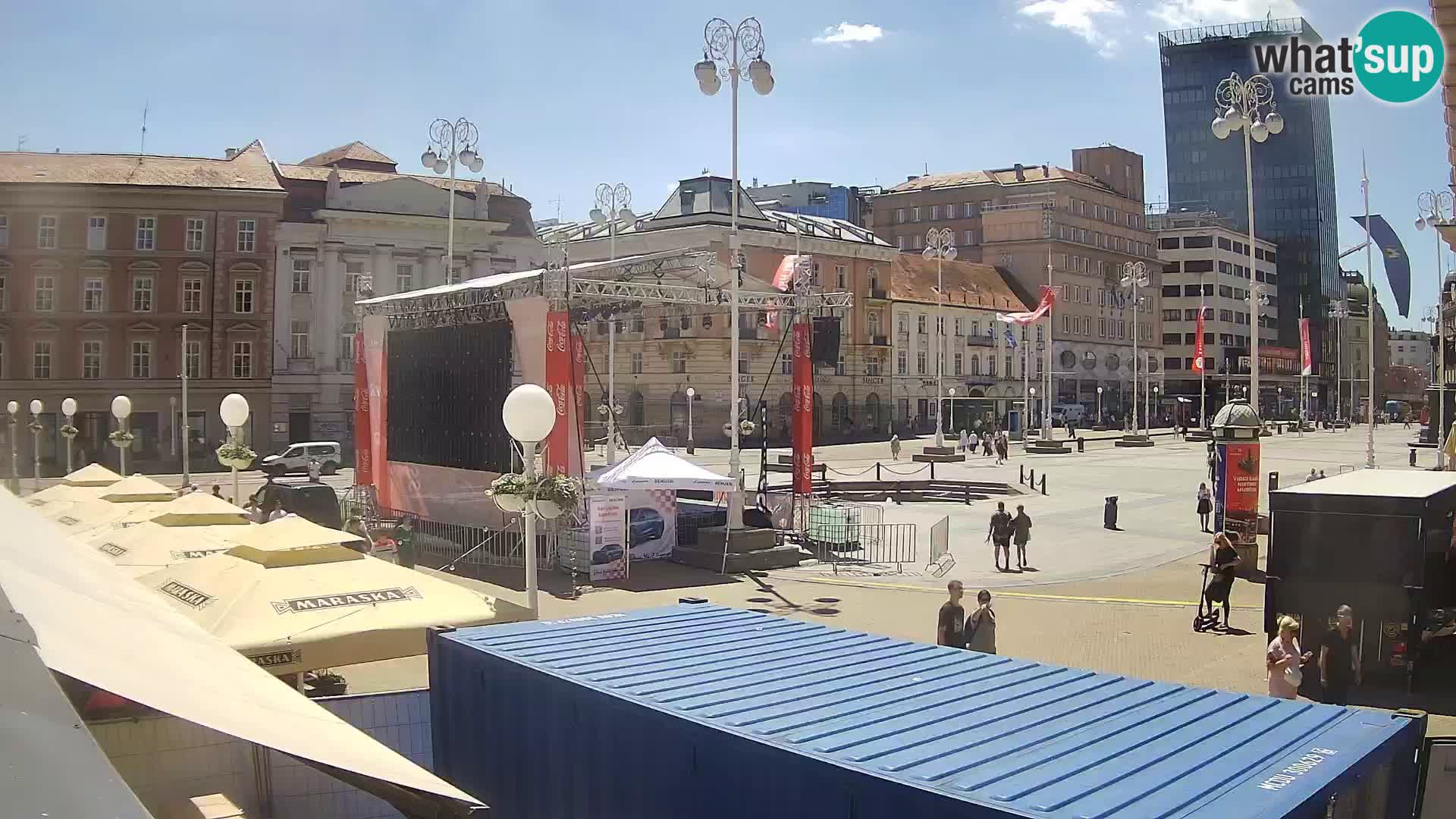 Zagreb Livecam – Bana Jelačić square