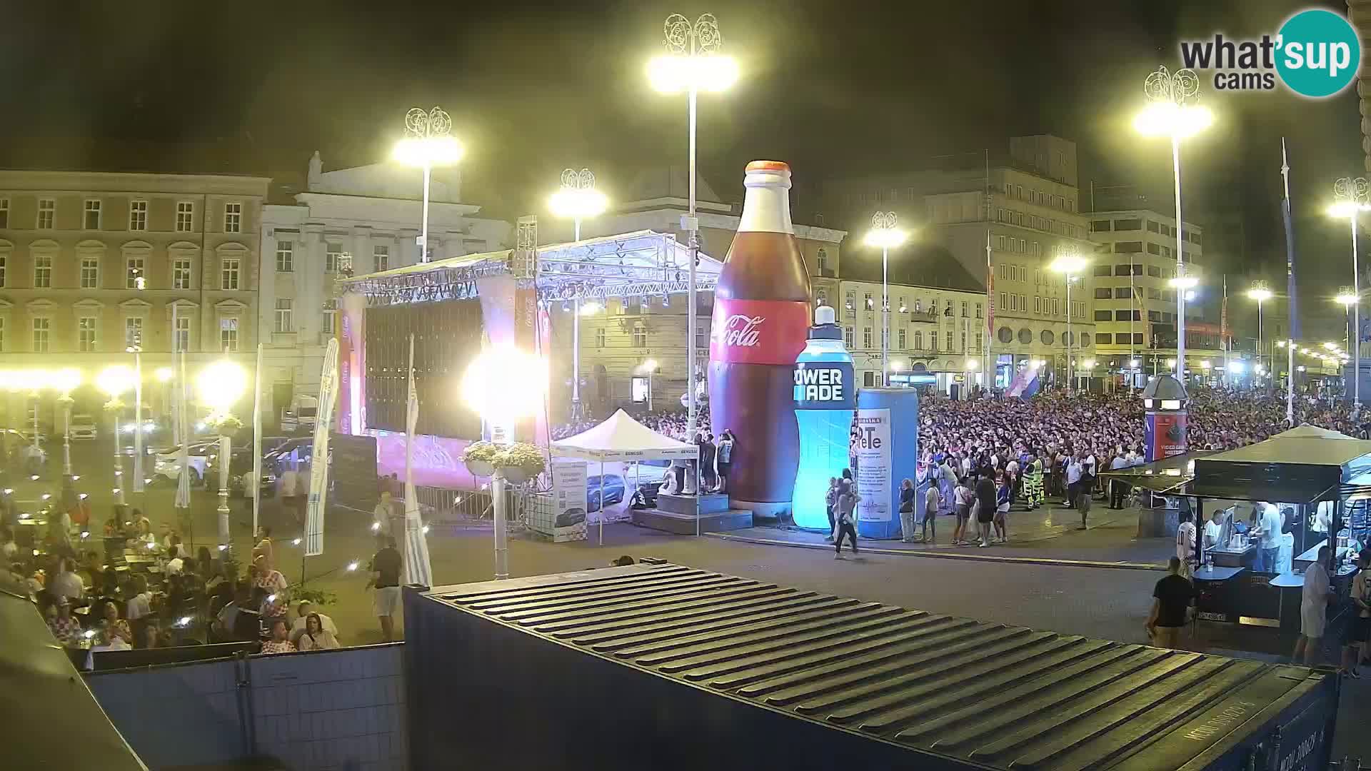 Zagreb Live Webcam Platz Bana Jelačić