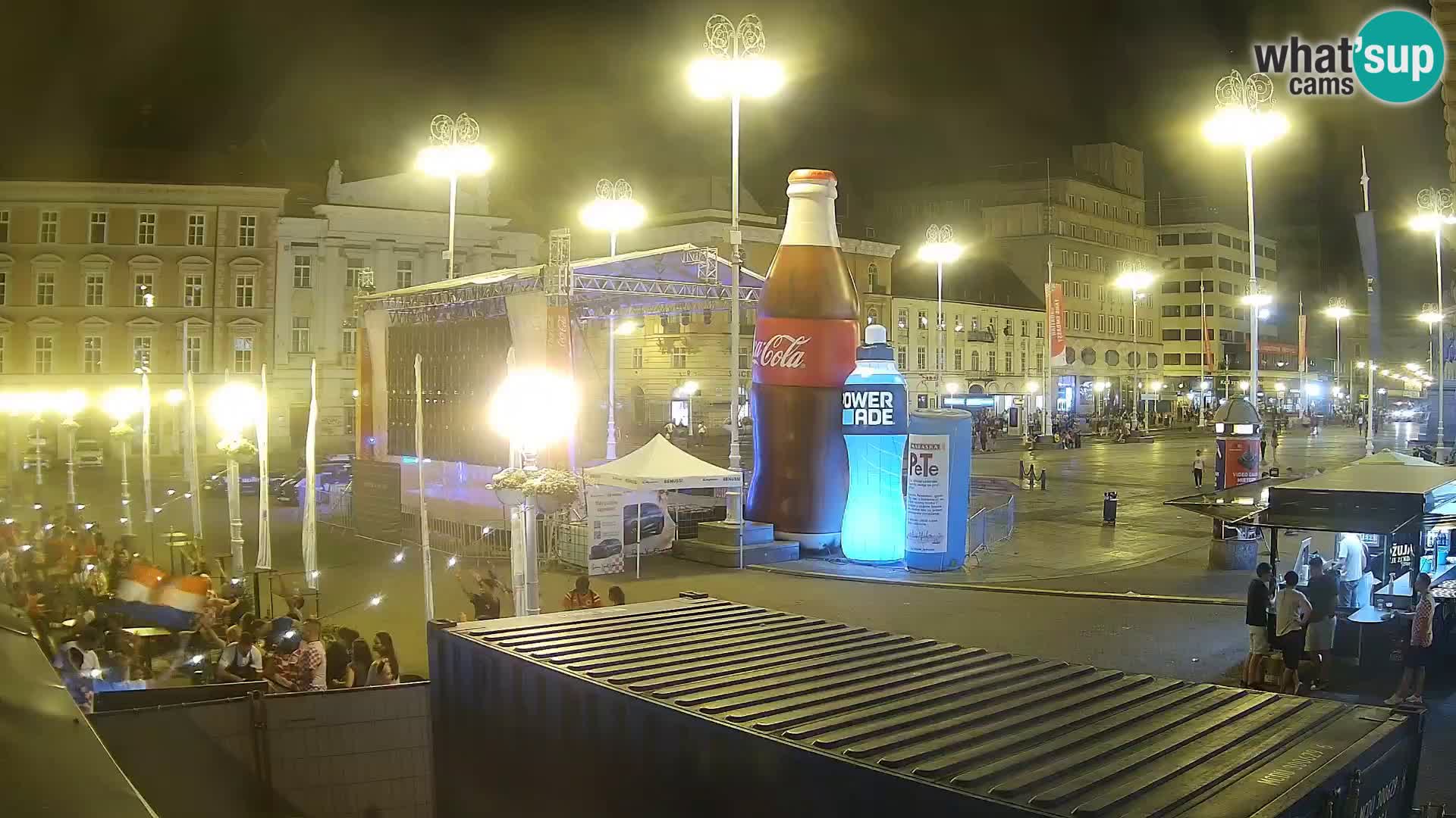 Zagabria Live Webcam piazza Bana Jelačić