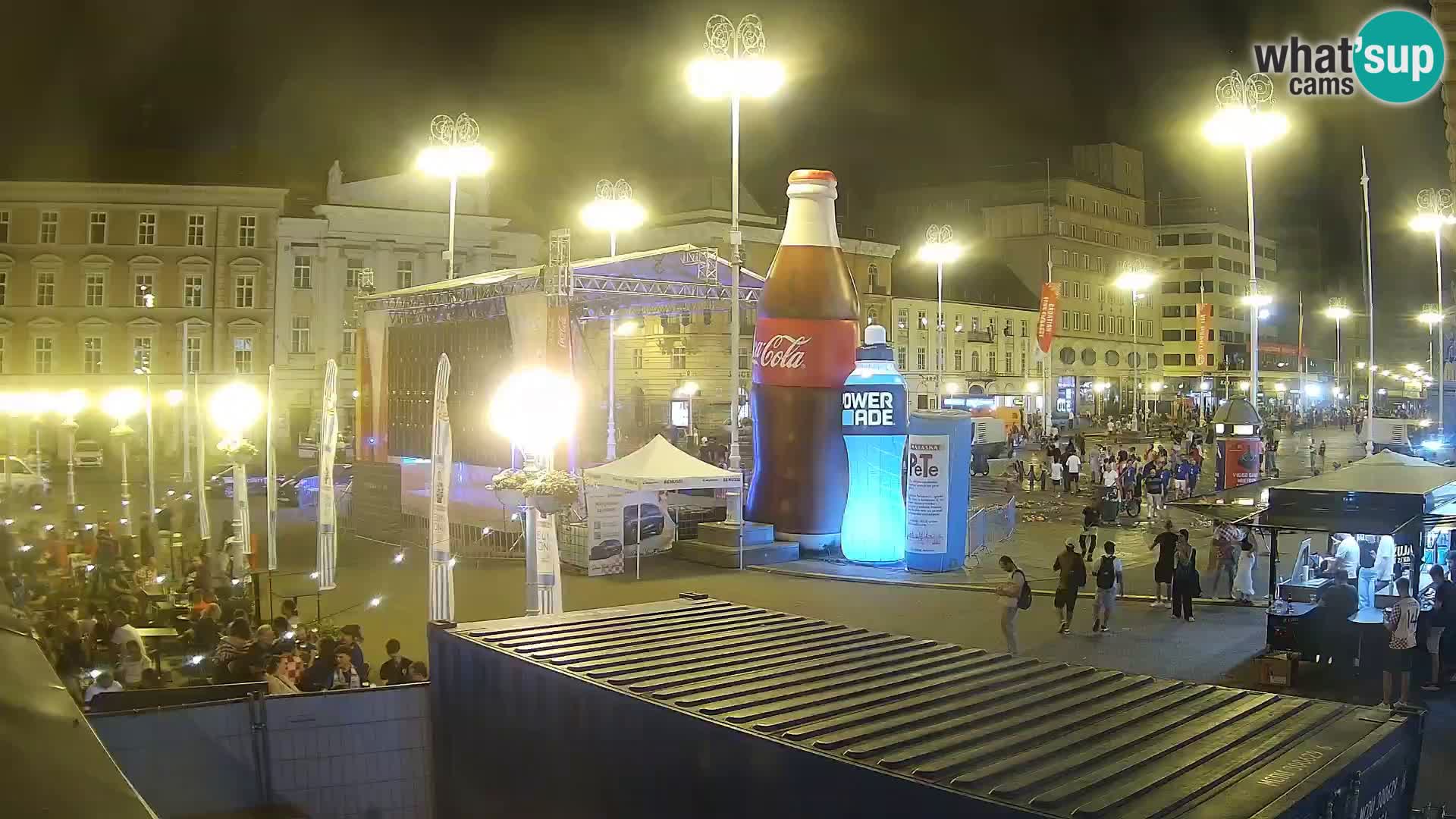 Zagreb Live Webcam Platz Bana Jelačić