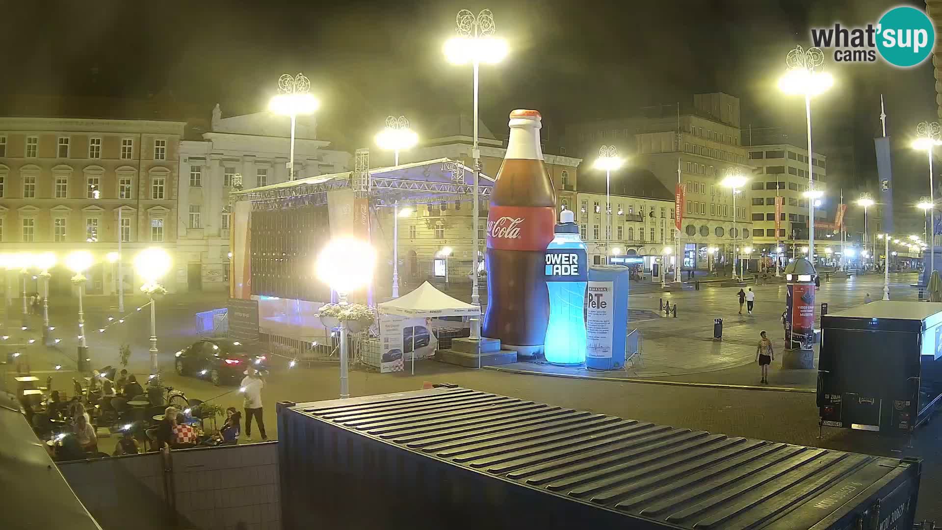 Zagabria Live Webcam piazza Bana Jelačić