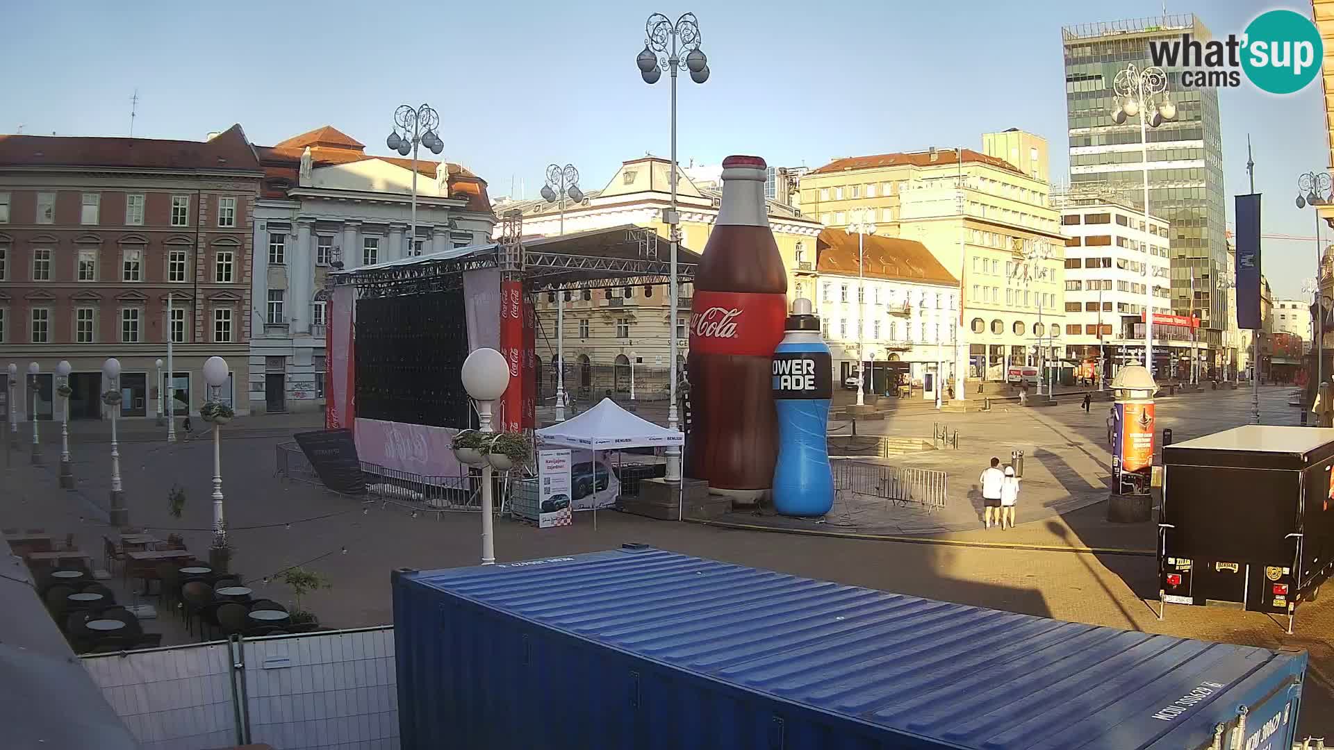Zagabria Live Webcam piazza Bana Jelačić