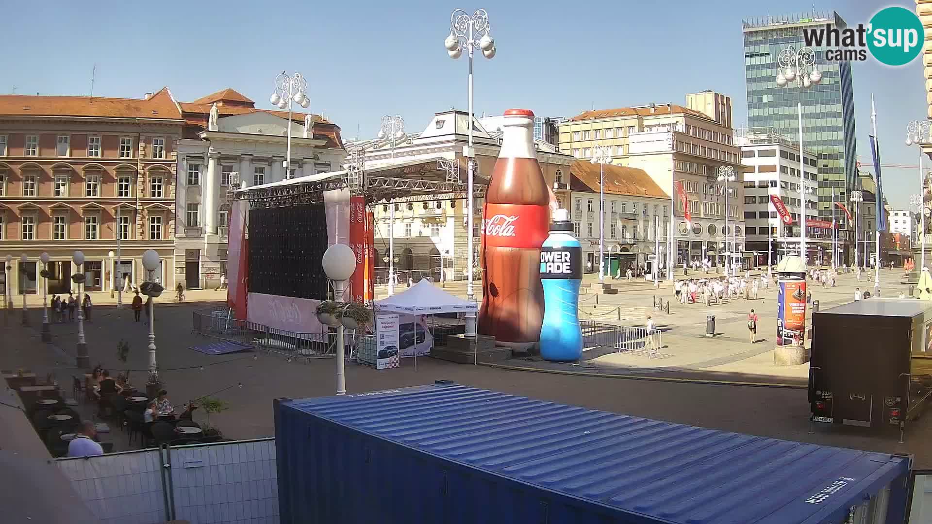 Zagreb Live Webcam – Bana Jelačić square