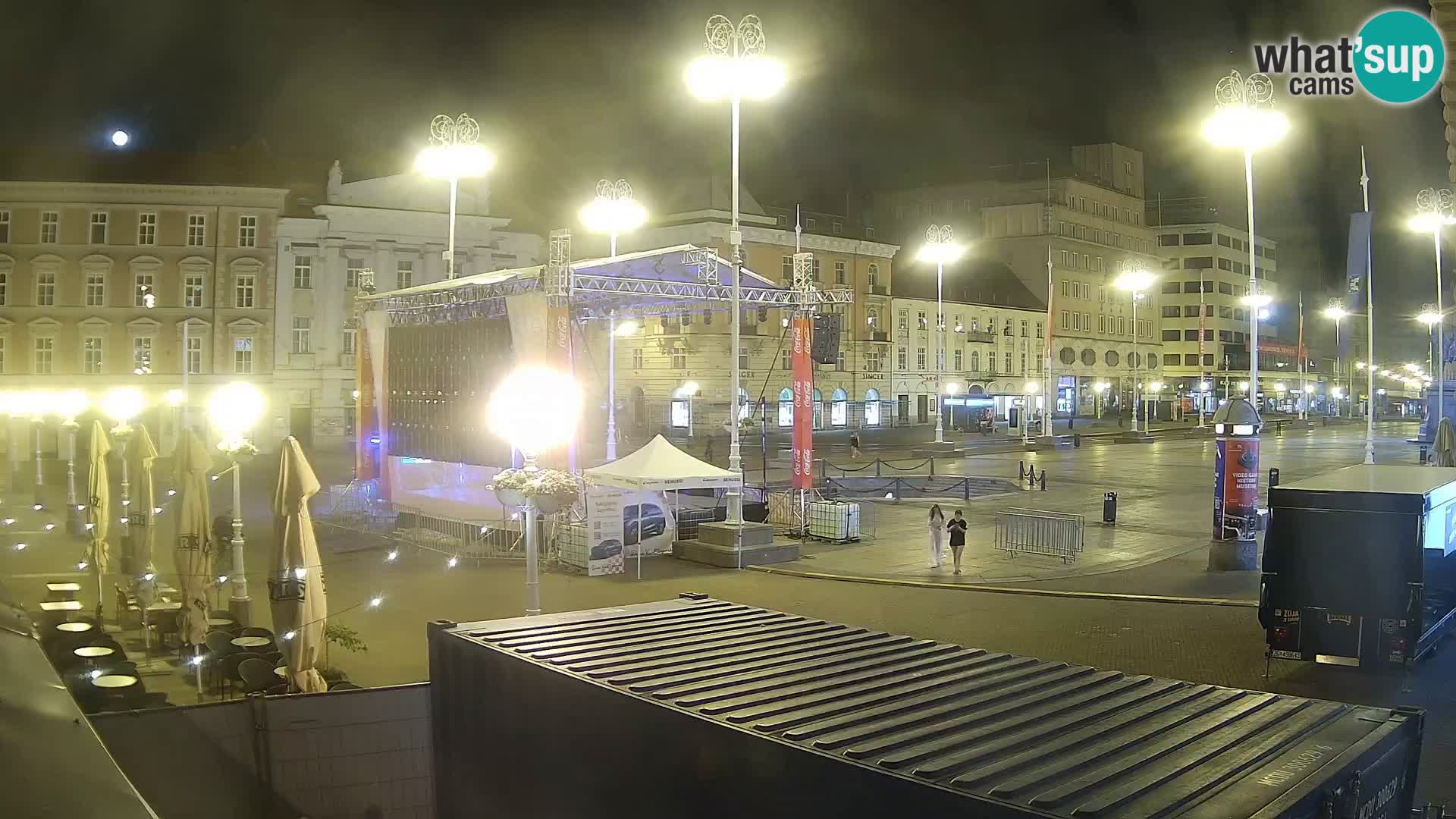 Zagreb Live Webcam – Bana Jelačić square