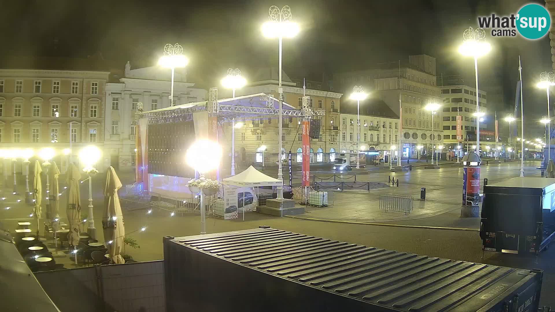 Zagreb Live Webcam – Bana Jelačić square