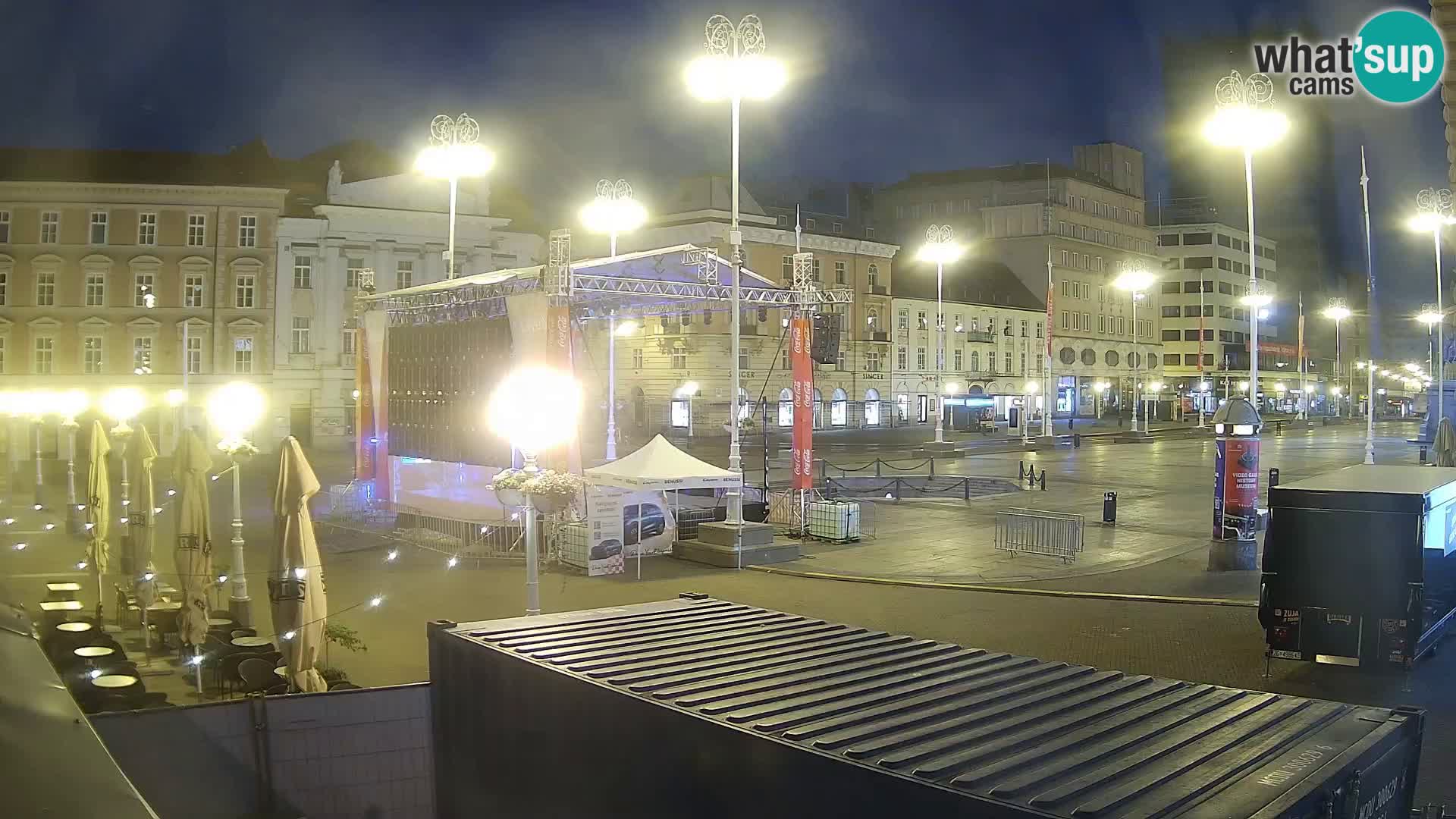 Zagabria Live Webcam piazza Bana Jelačić