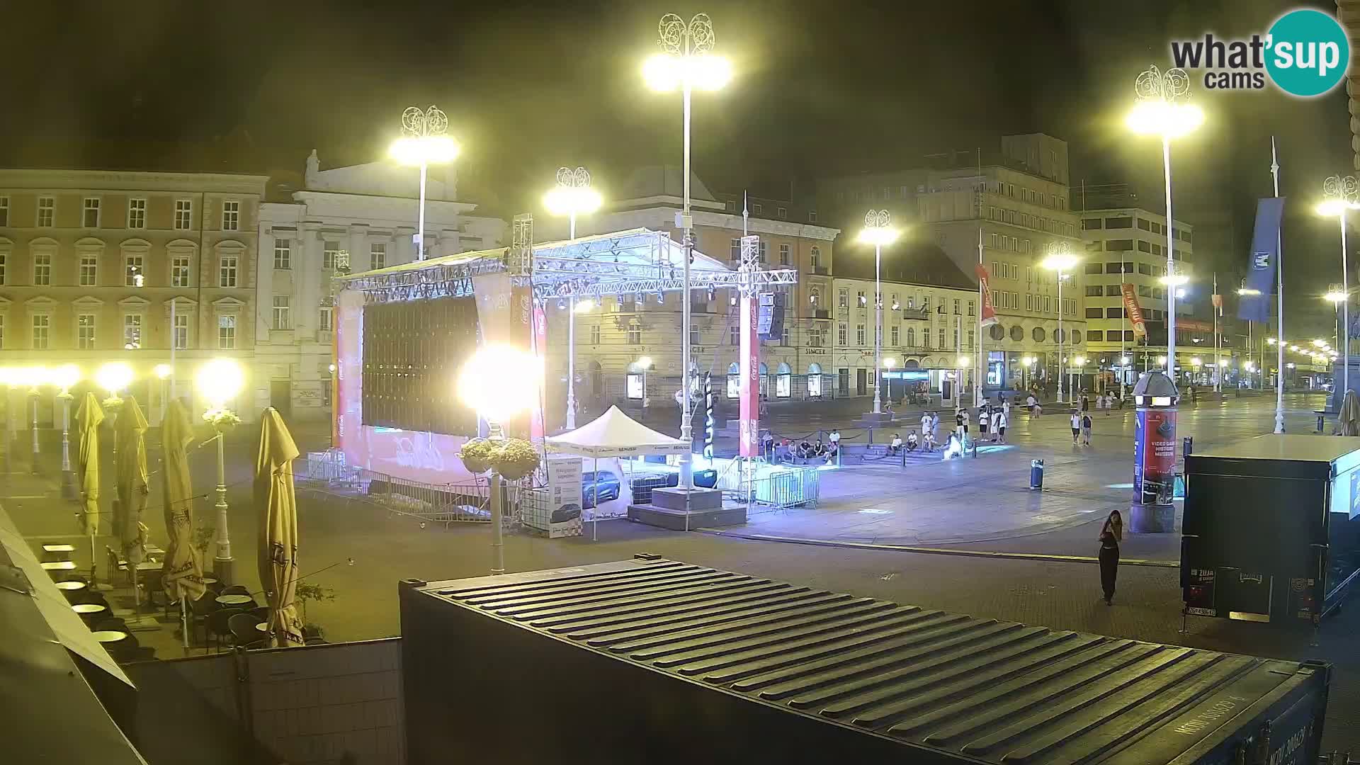Zagreb Live Webcam Platz Bana Jelačić