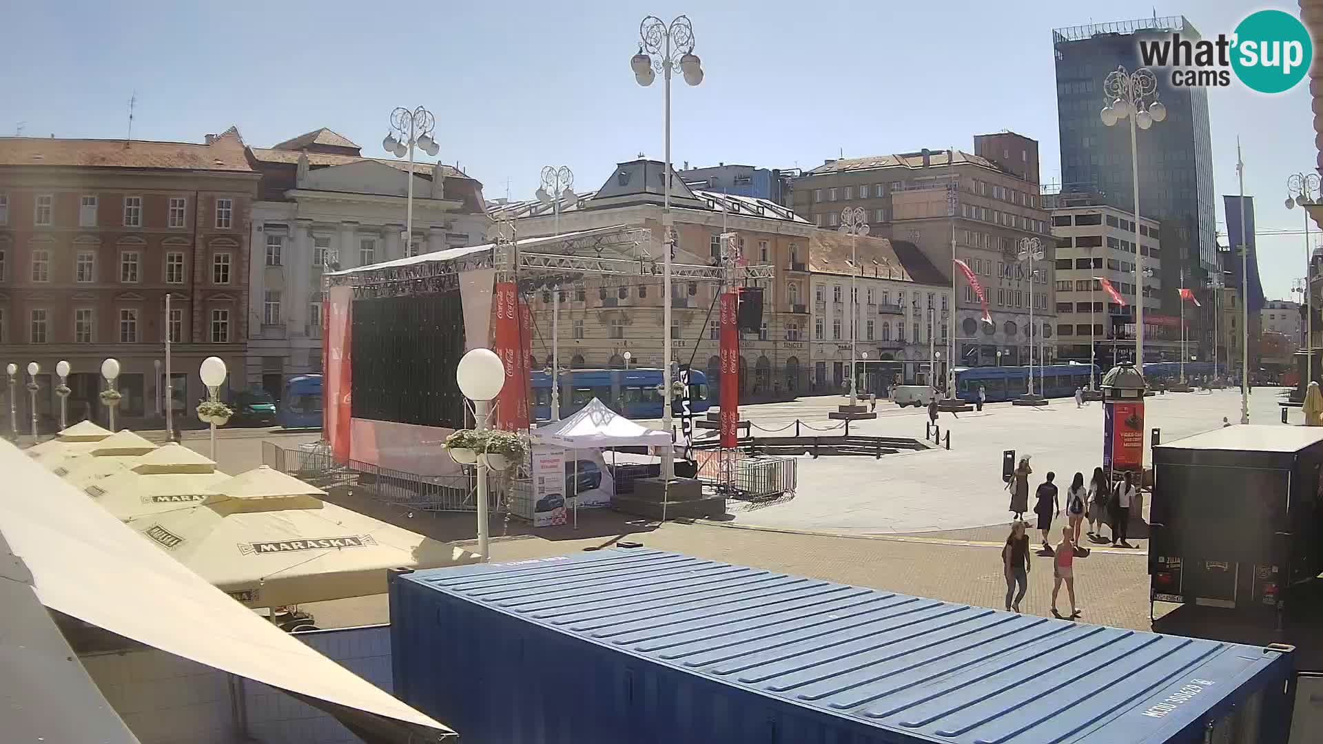 Zagreb Livecam – Bana Jelačić square