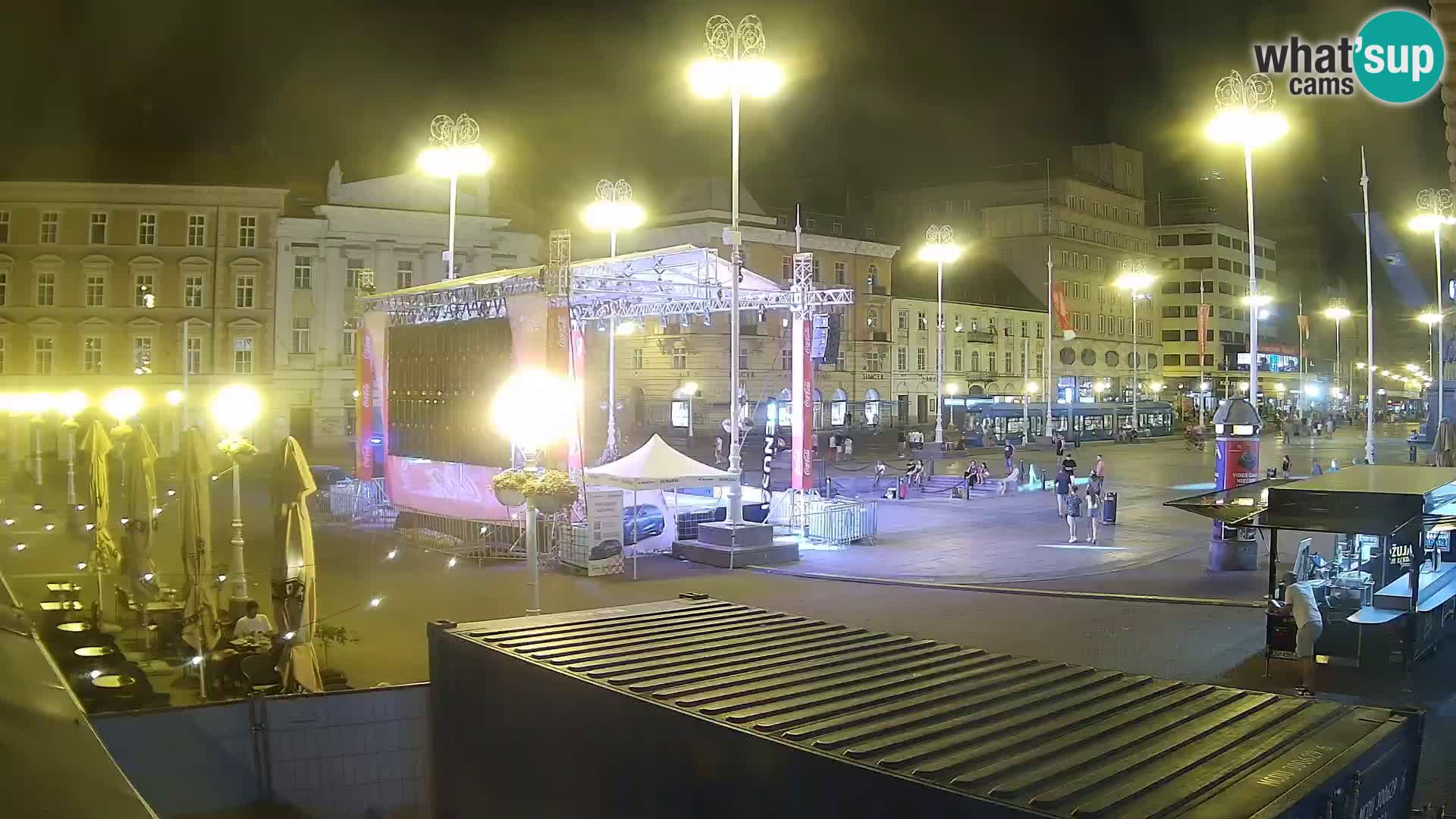 Zagreb Live Webcam – Bana Jelačić square