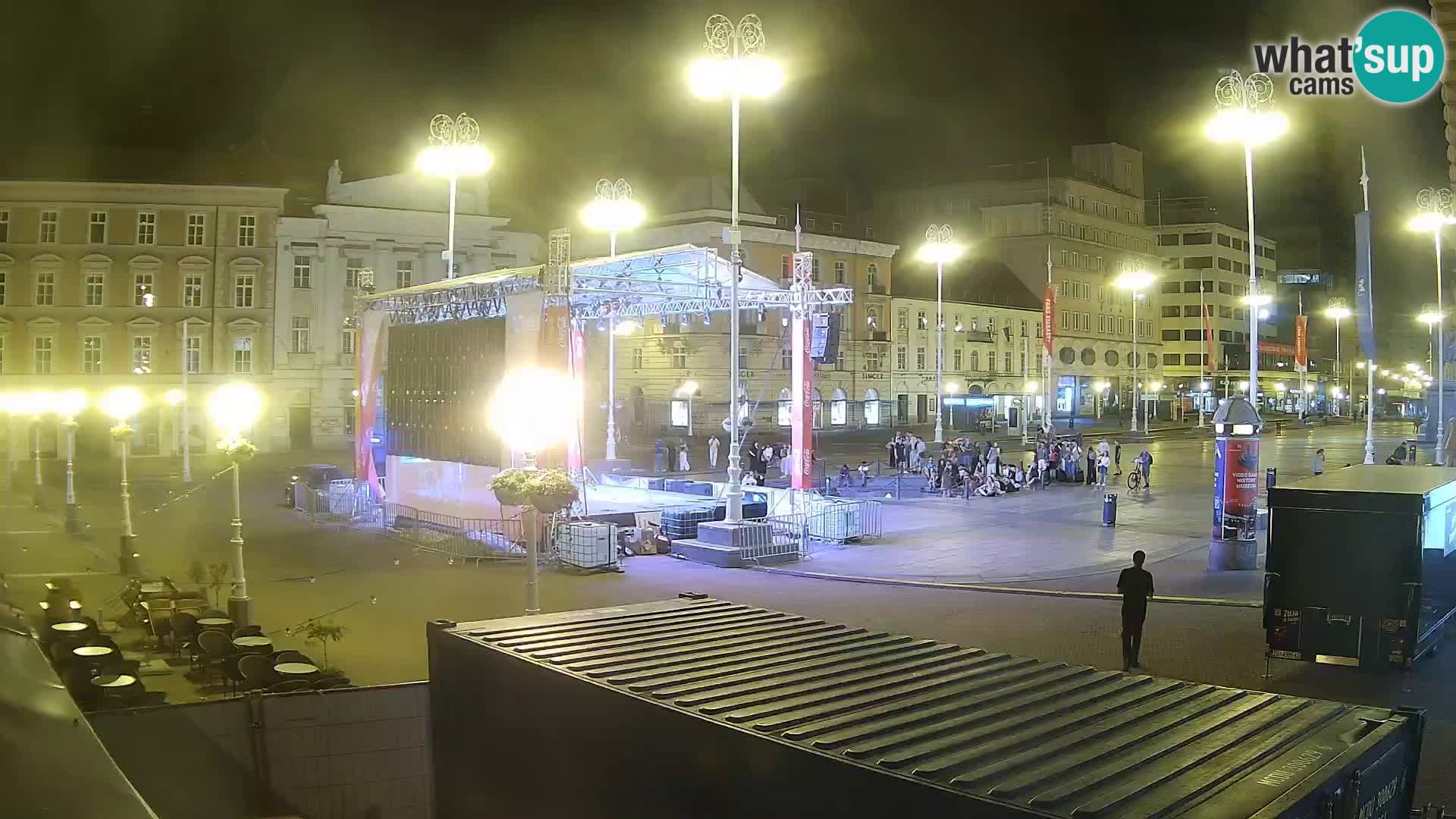 Zagreb Live Webcam – Bana Jelačić square