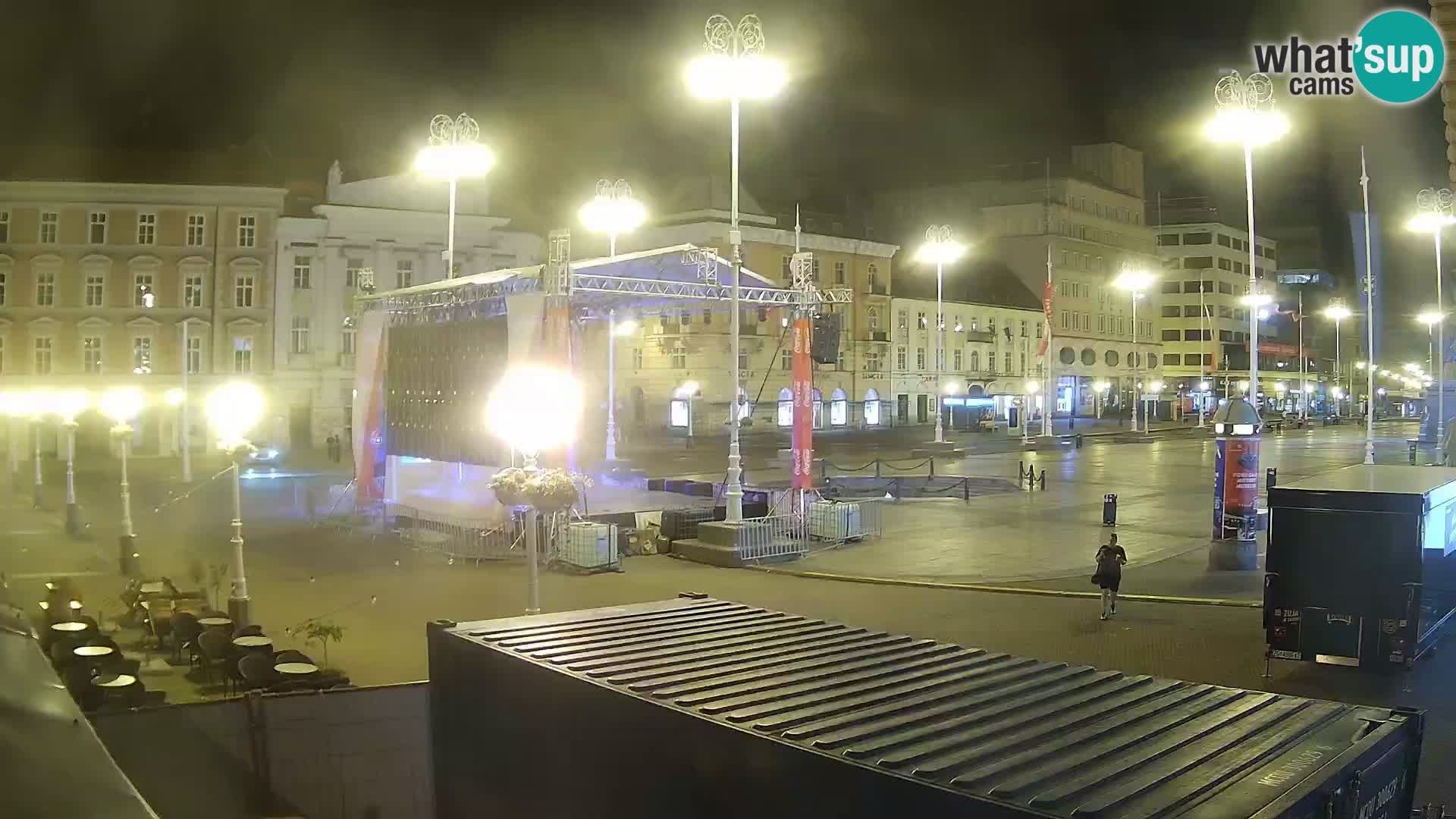 Zagreb Live Webcam Platz Bana Jelačić