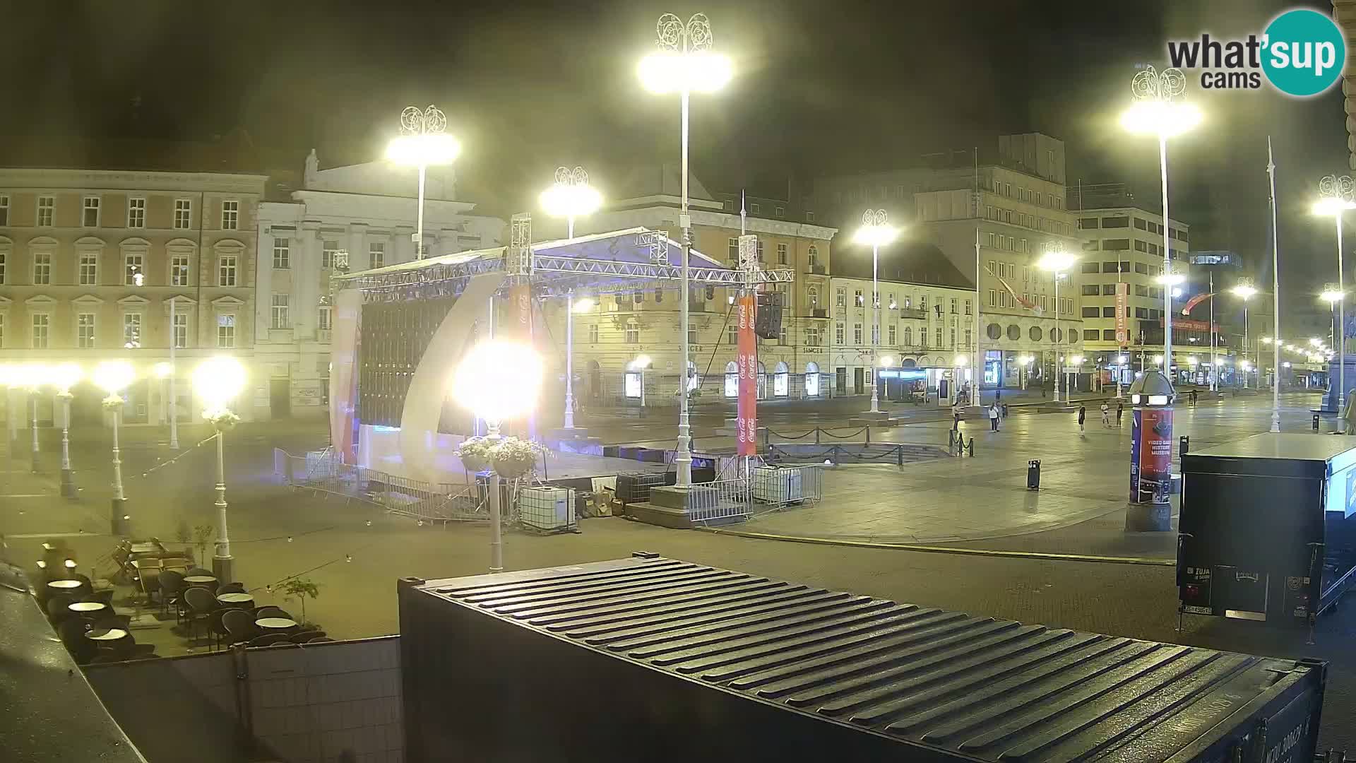 Zagreb Live Webcam – Bana Jelačić square