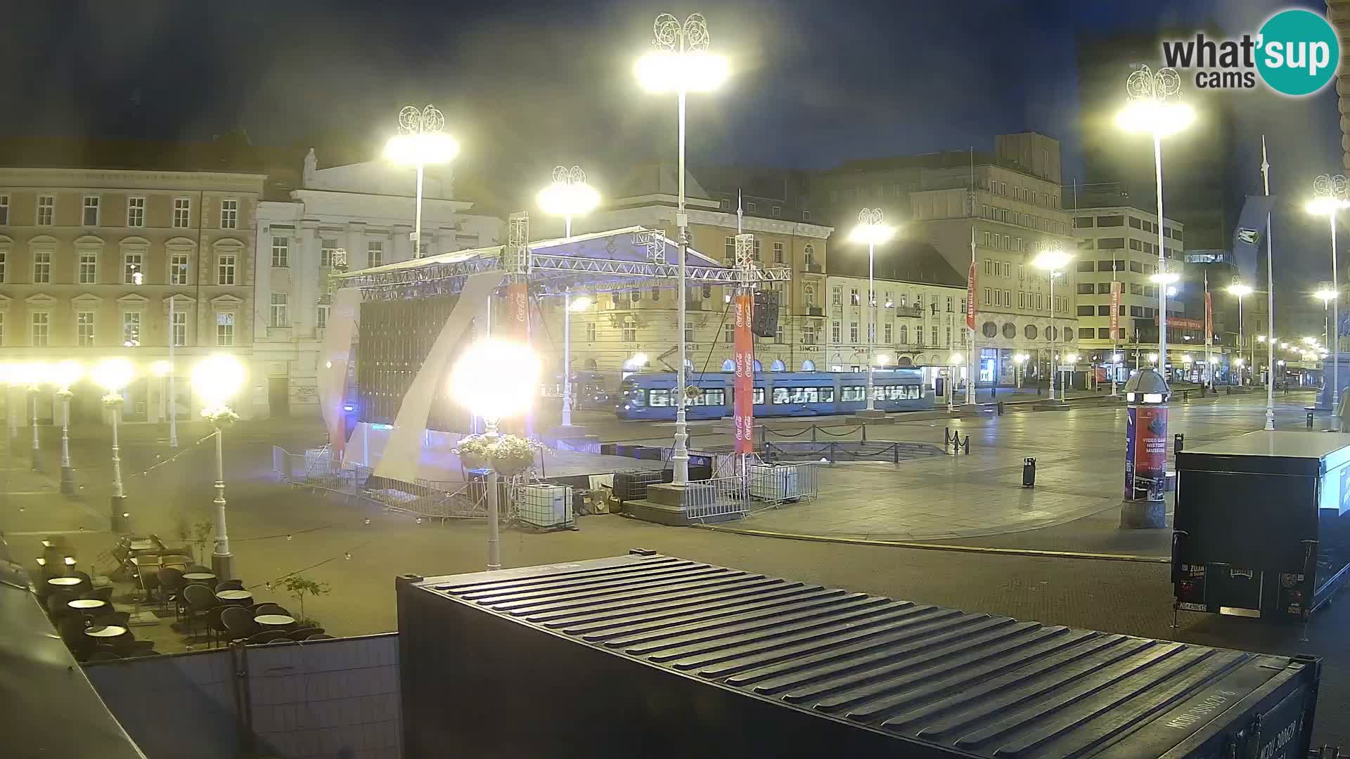 Zagabria Live Webcam piazza Bana Jelačić