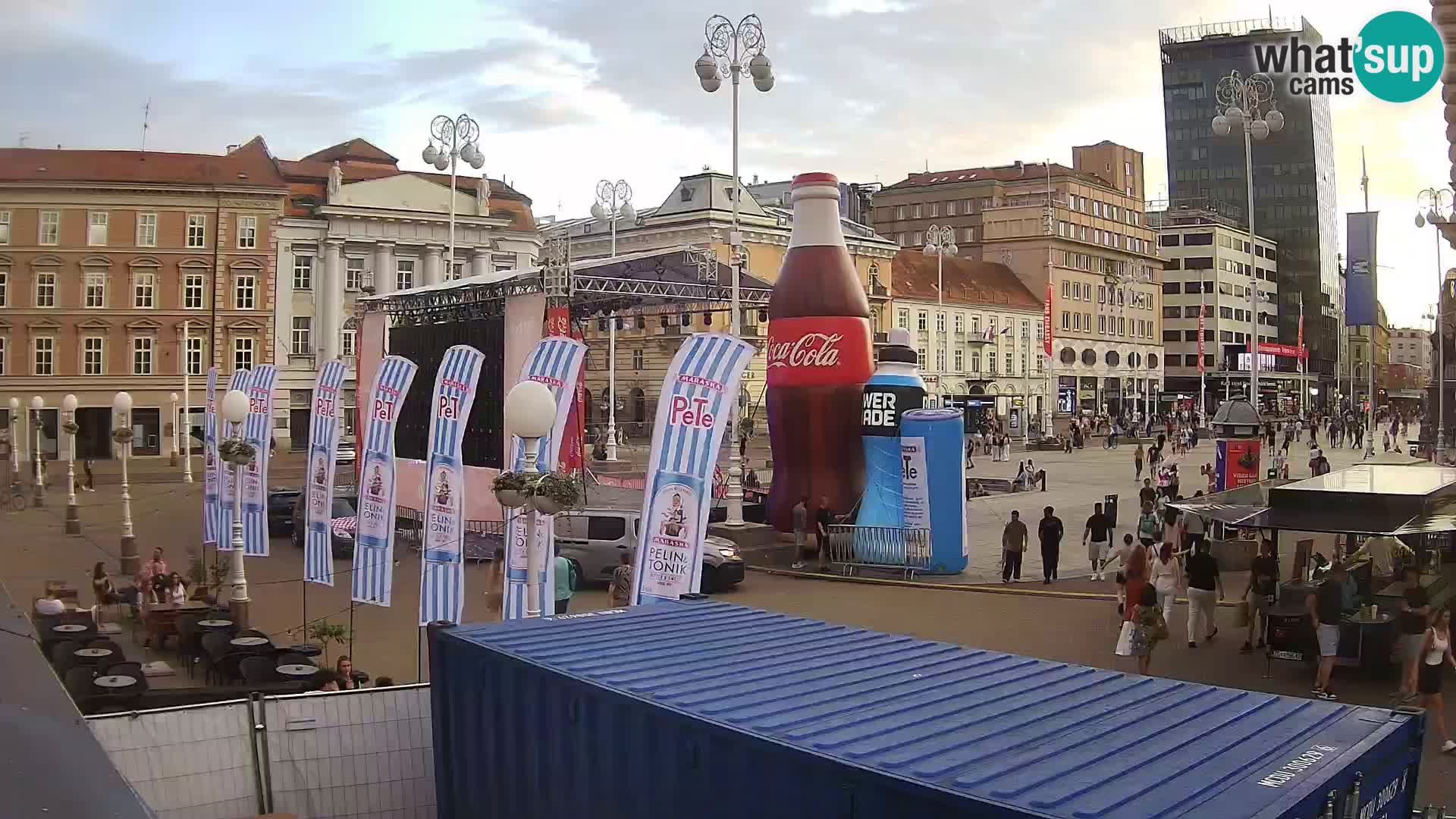 Zagreb Livecam – Bana Jelačić square