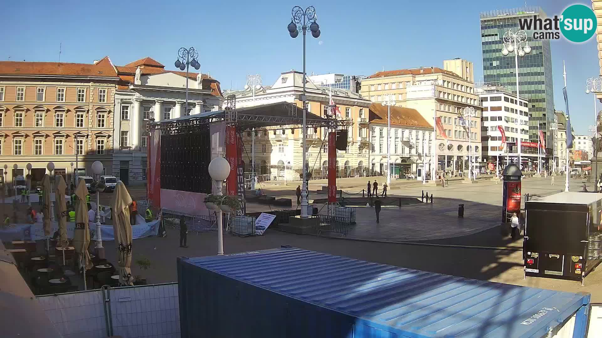 Zagabria Live Webcam piazza Bana Jelačić