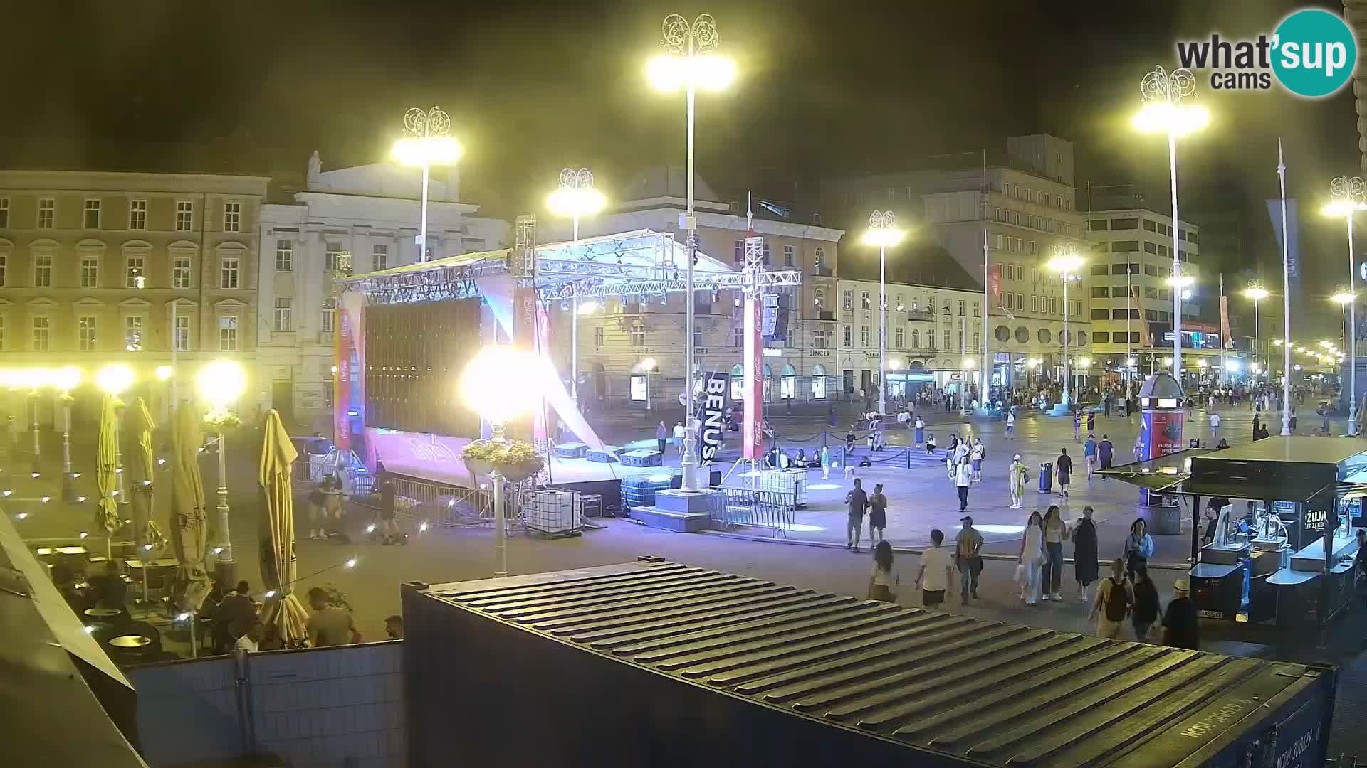 Zagreb Live Webcam – Bana Jelačić square