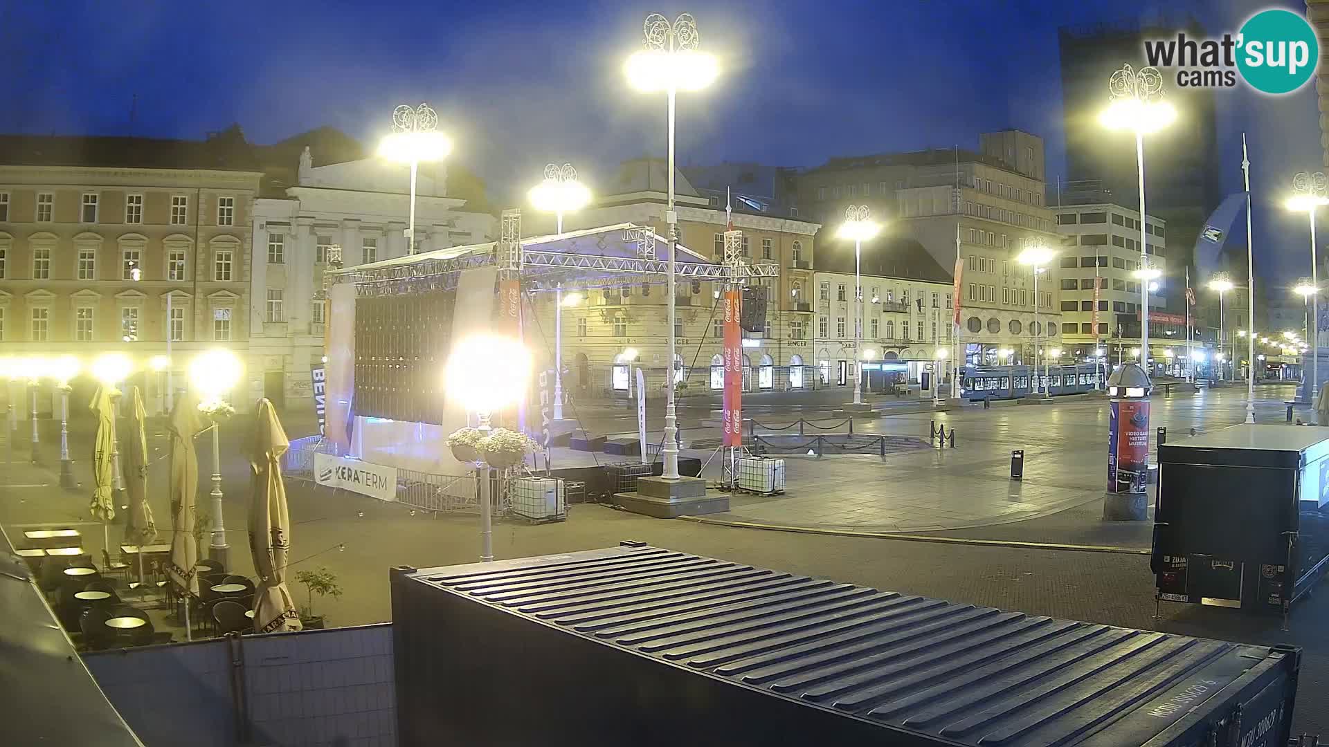Zagabria Live Webcam piazza Bana Jelačić