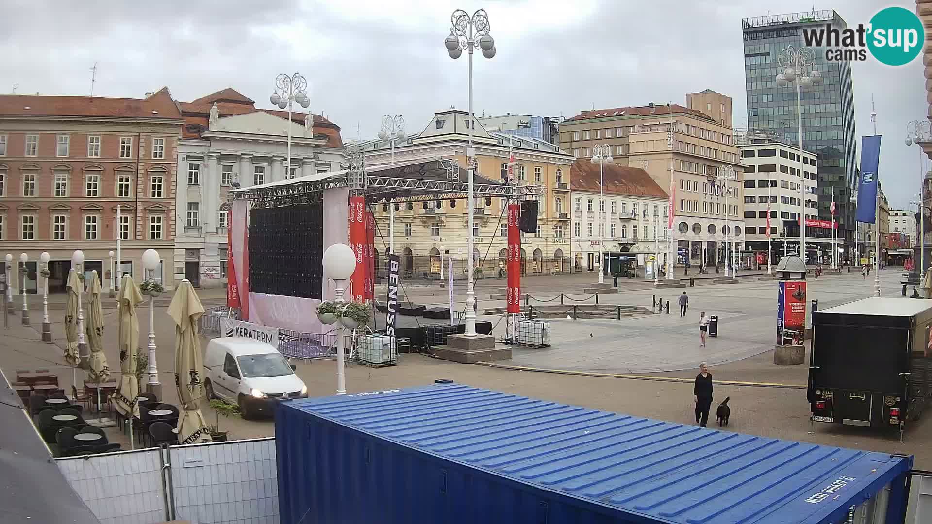 Zagabria Live Webcam piazza Bana Jelačić