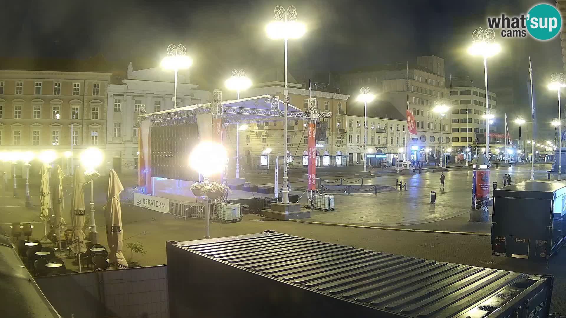 Zagreb Live Webcam – Bana Jelačić square