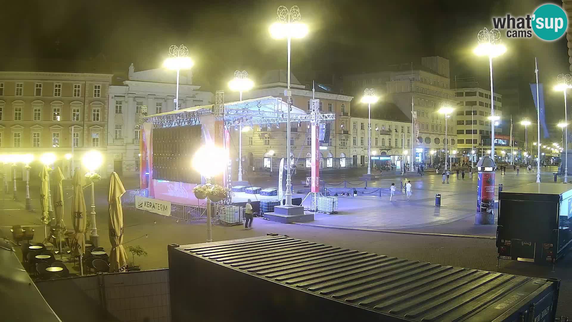 Zagabria Live Webcam piazza Bana Jelačić