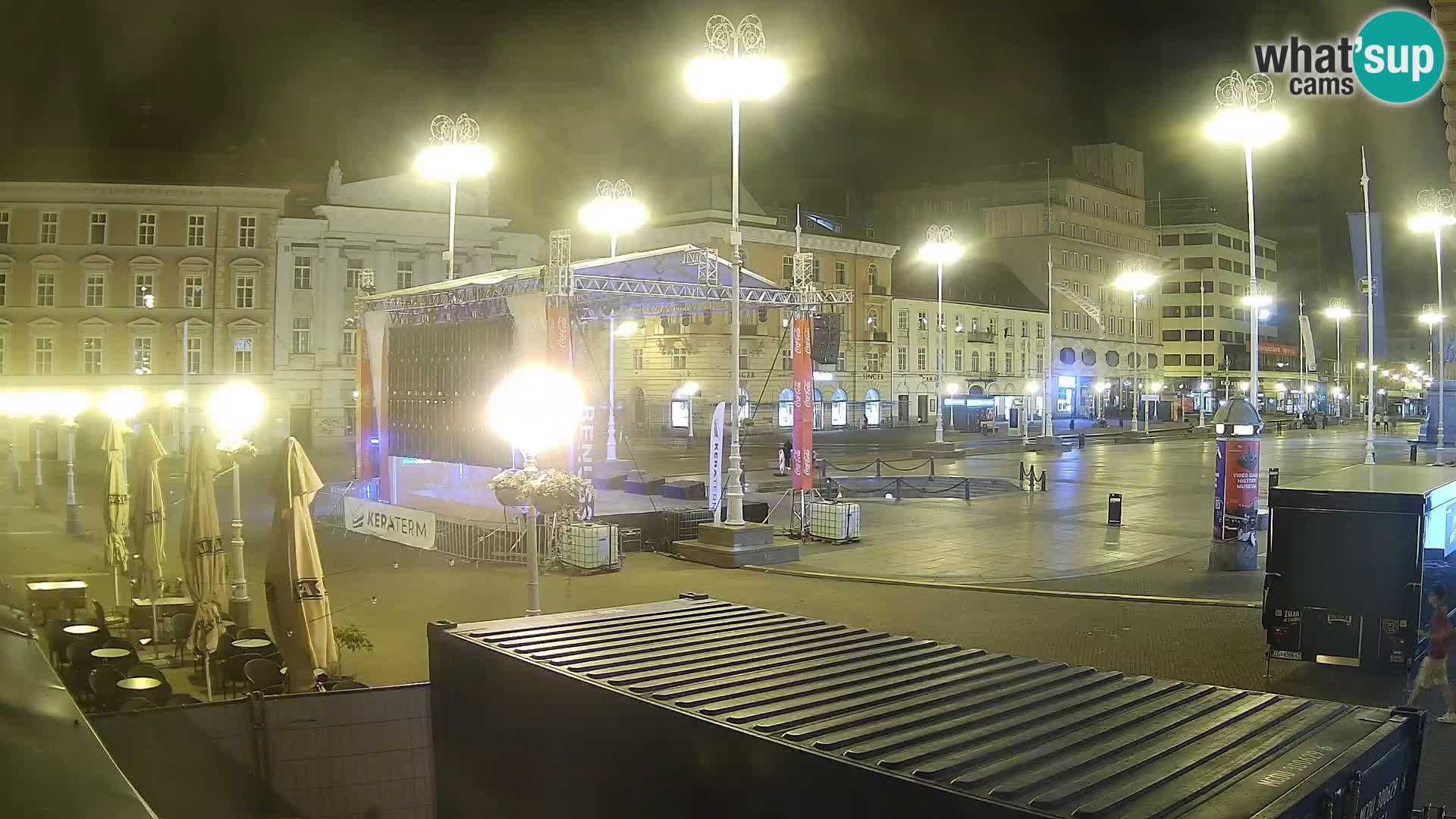 Zagreb Live Webcam Platz Bana Jelačić
