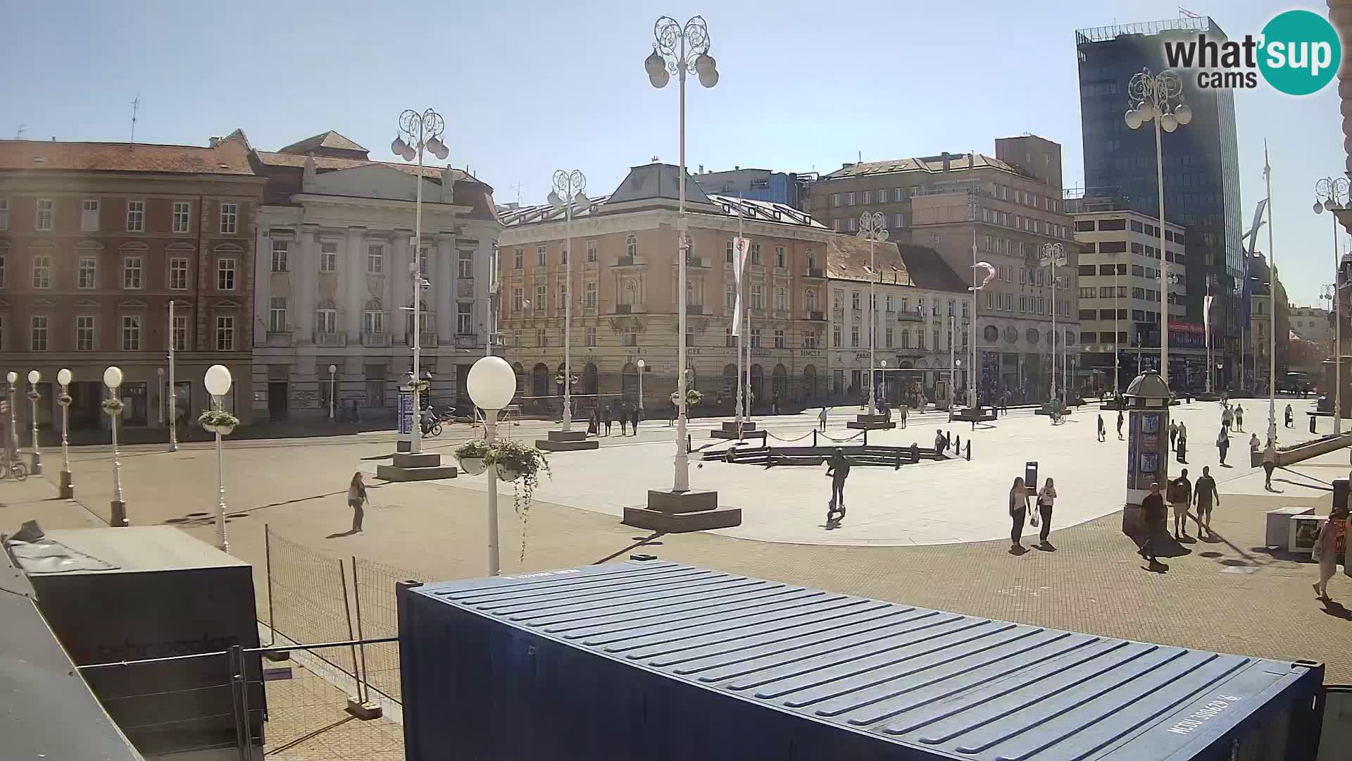 Zagabria Live Webcam piazza Bana Jelačić
