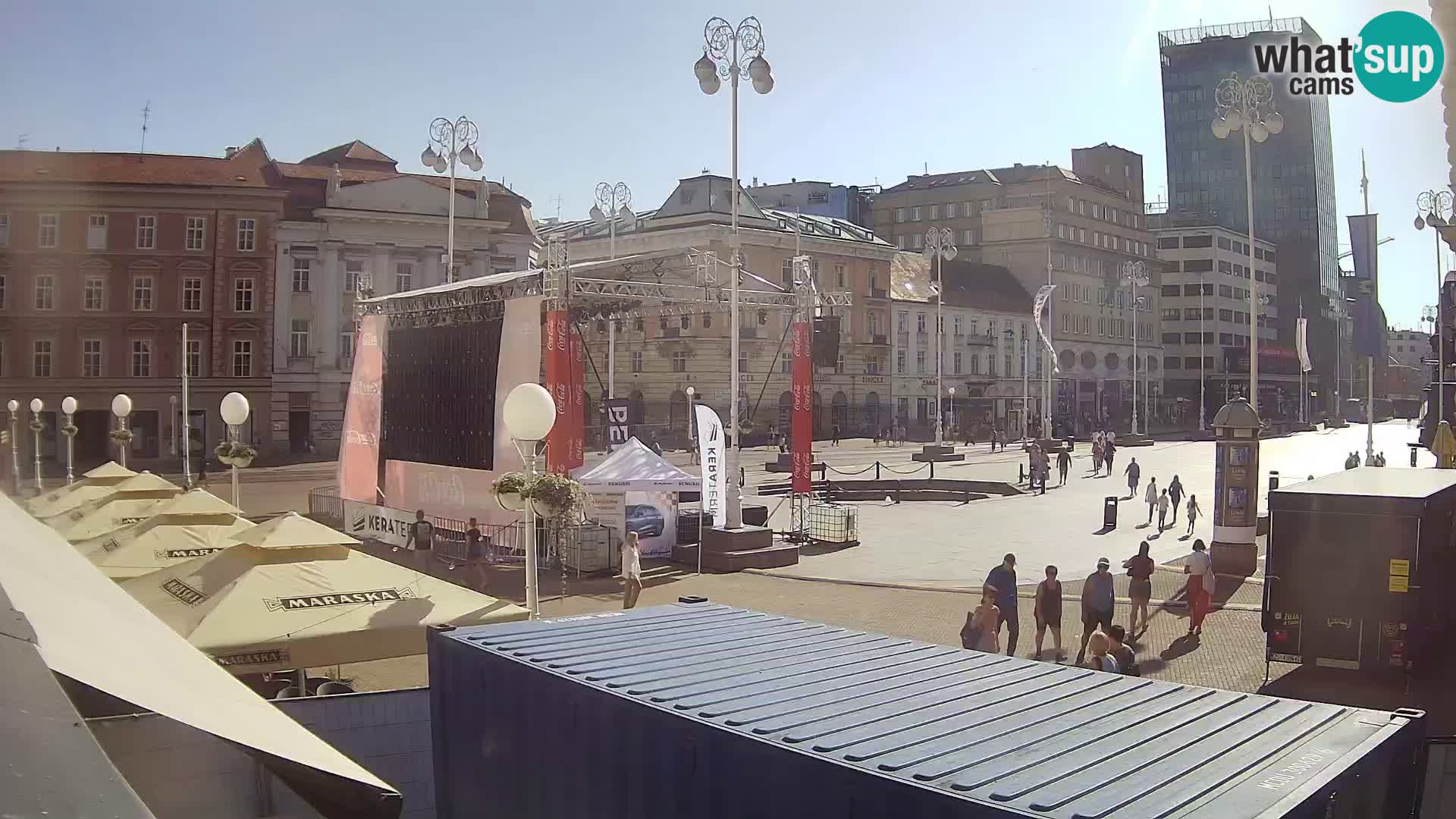Zagreb Livecam – Bana Jelačić square