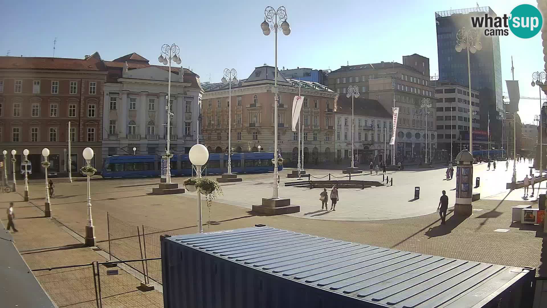 Zagreb Live Webcam Platz Bana Jelačić