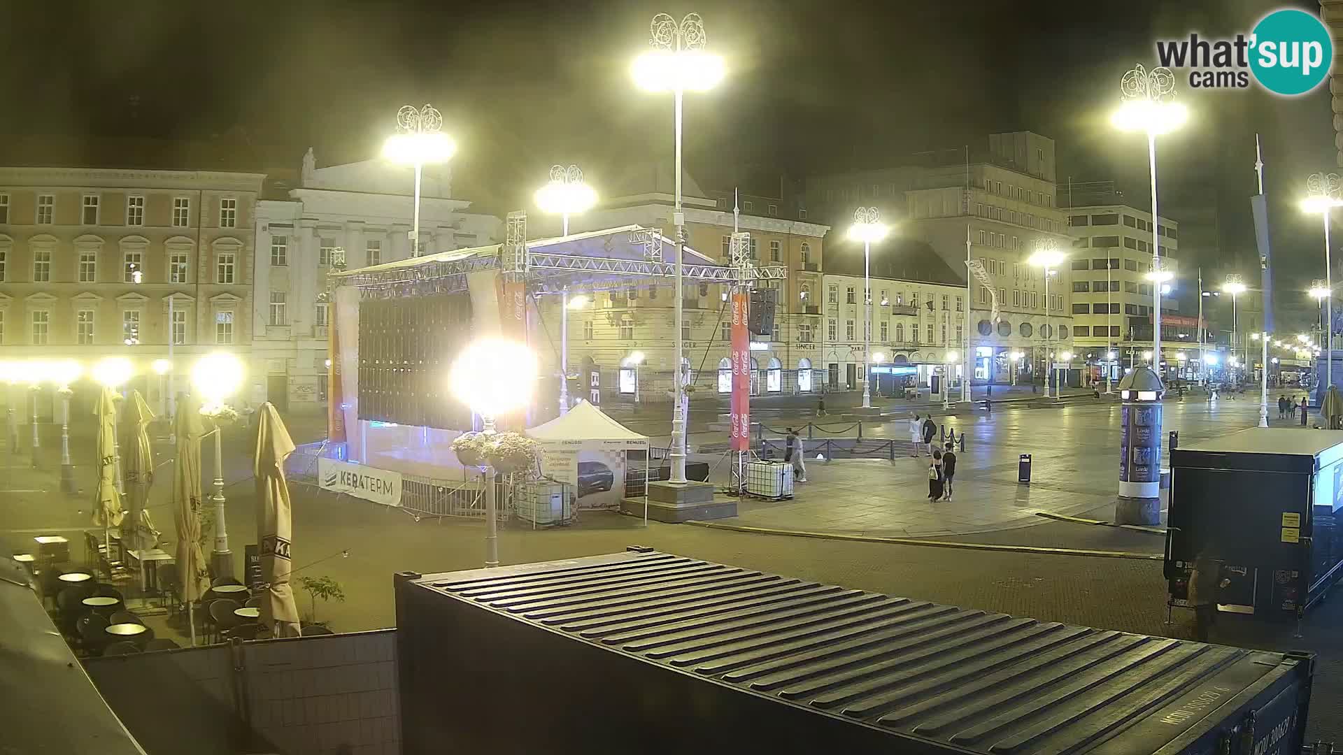 Zagreb Live Webcam – Bana Jelačić square