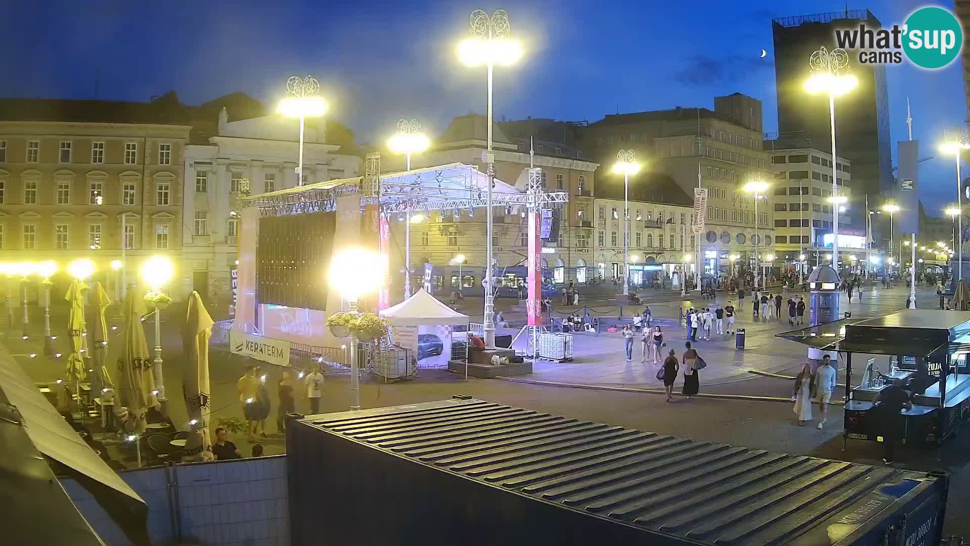 Zagabria Live Webcam piazza Bana Jelačić