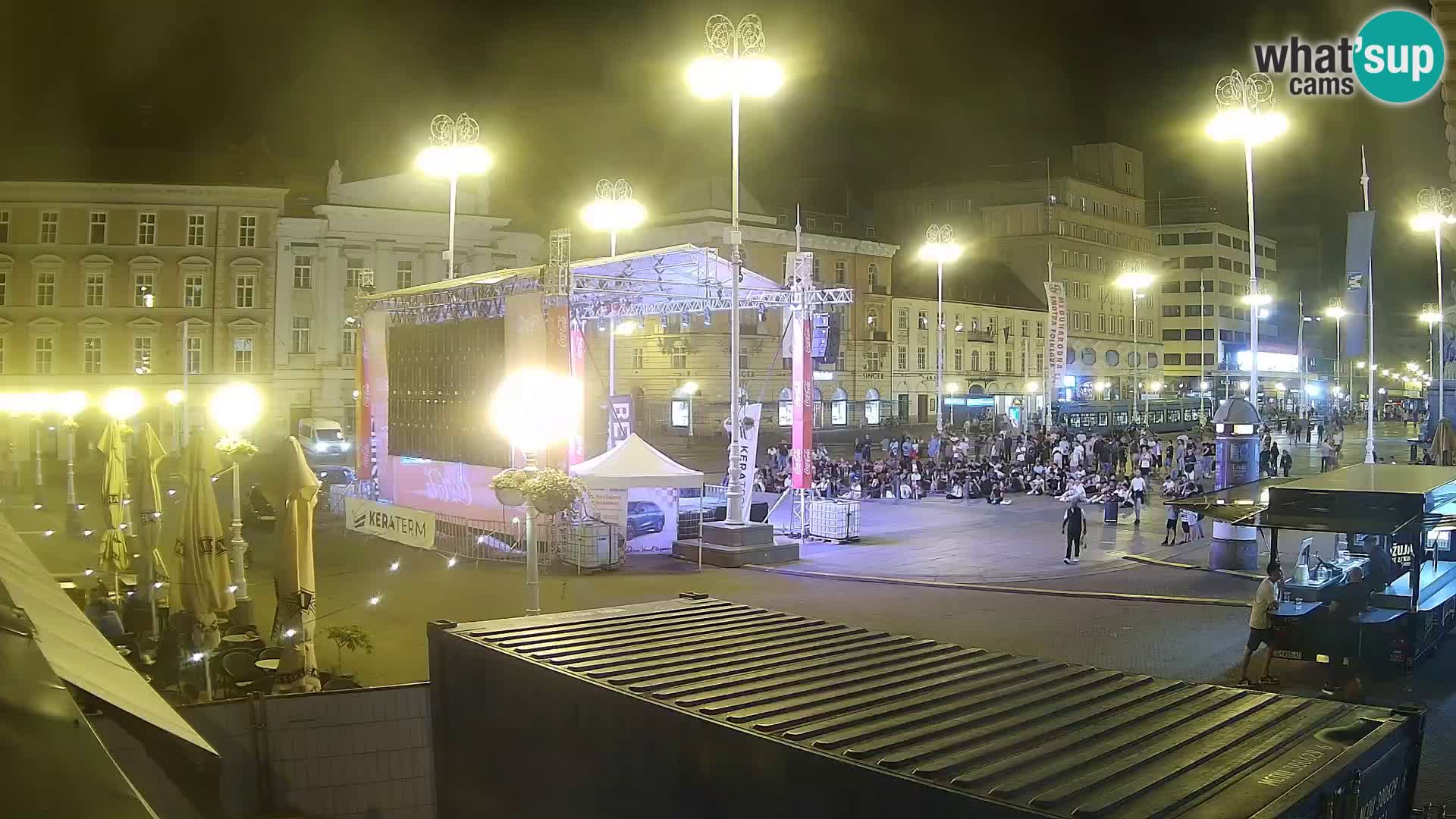 Zagreb Live Webcam Platz Bana Jelačić