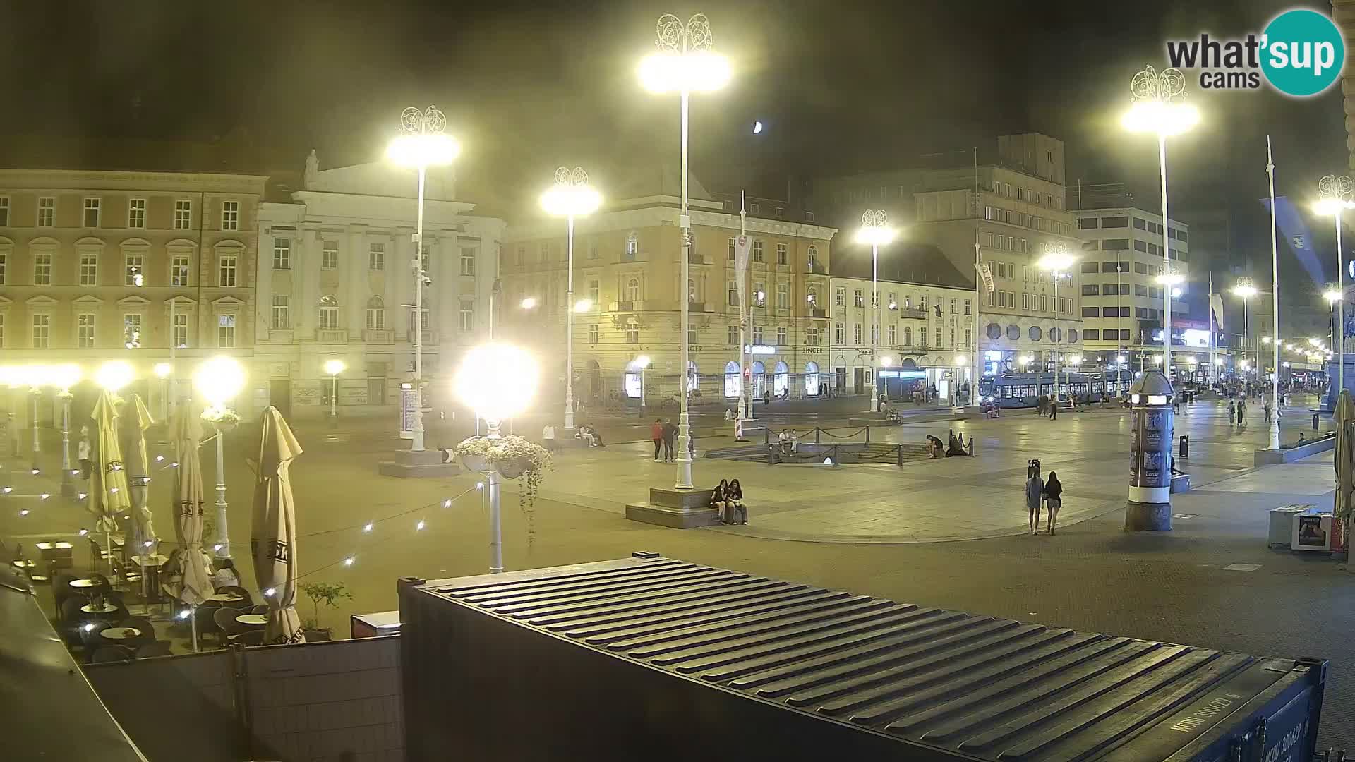 Zagreb Live Webcam Platz Bana Jelačić