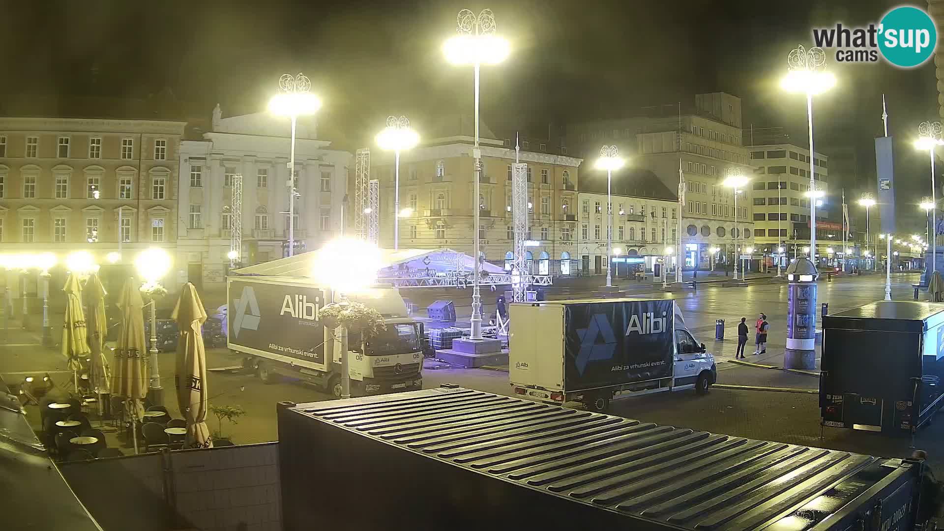 Zagreb camera en vivo plaza Bana Jelačić