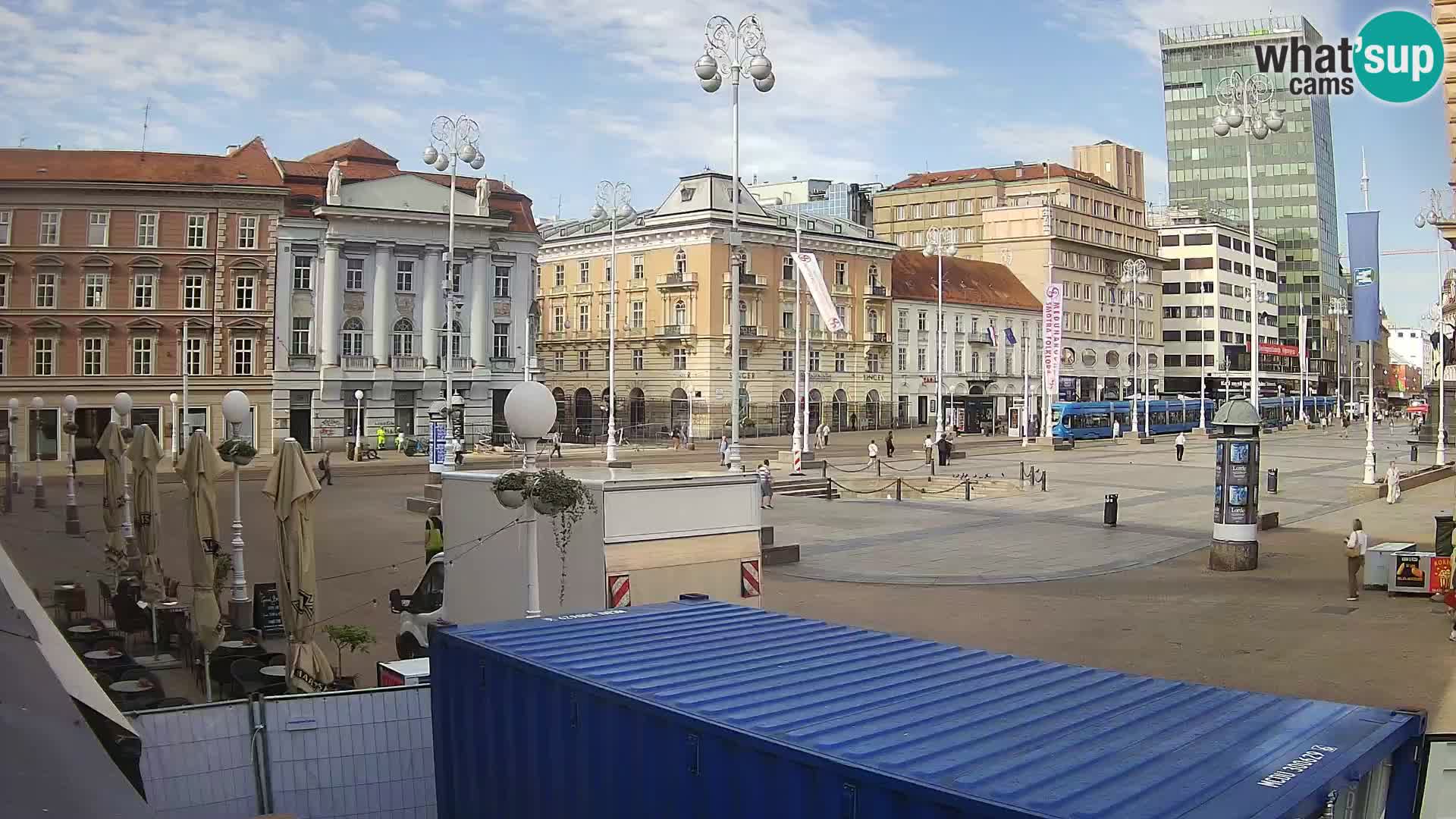 Zagreb Live Webcam Platz Bana Jelačić