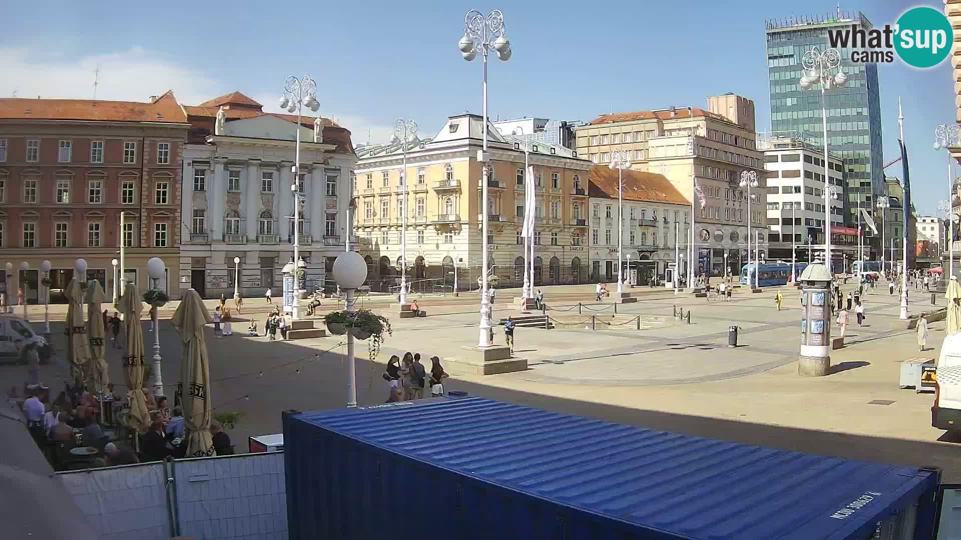 Zagreb camera en vivo plaza Bana Jelačić