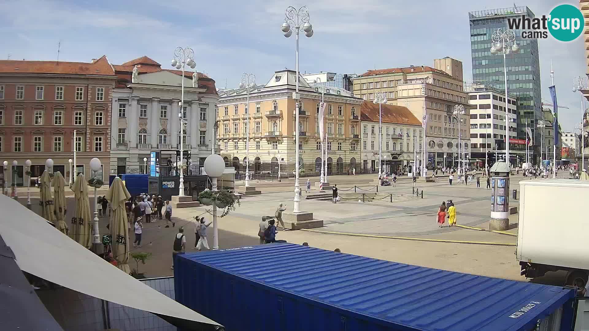 Zagreb Live Webcam – Bana Jelačić square