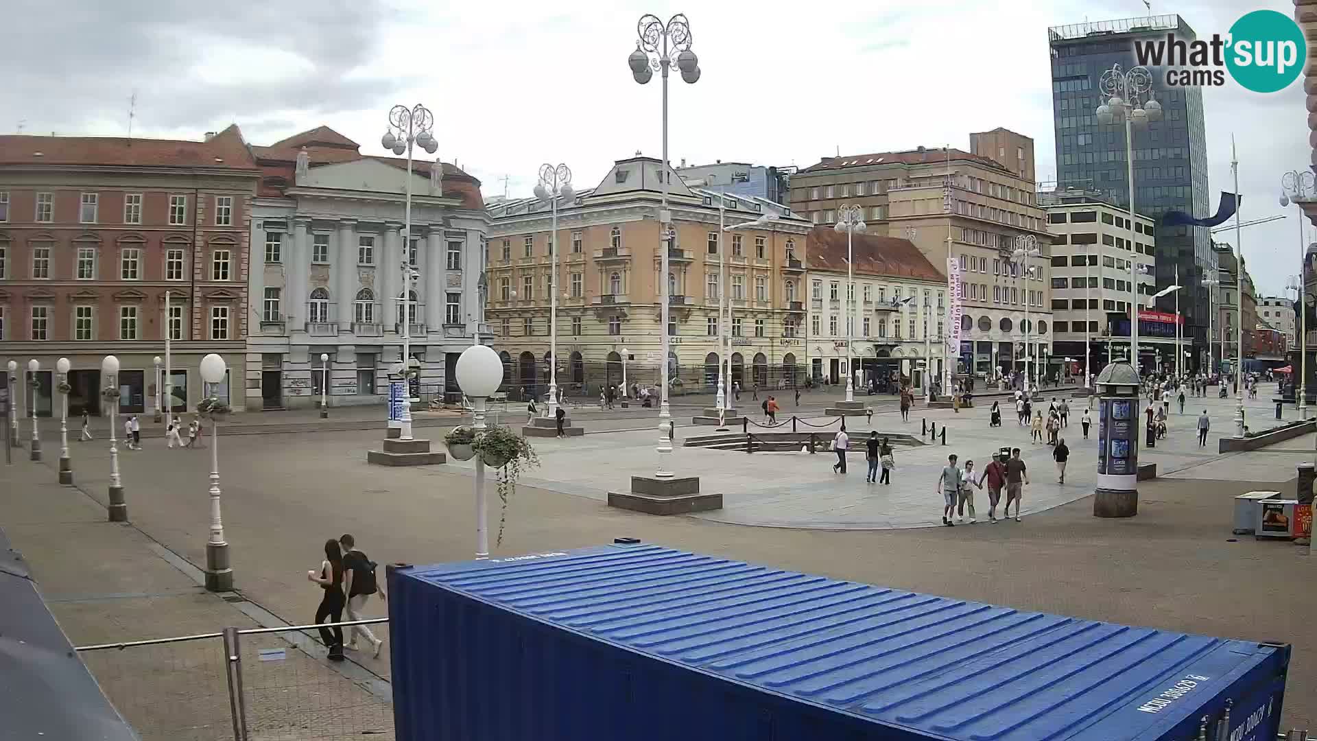 Zagreb Live Webcam Platz Bana Jelačić