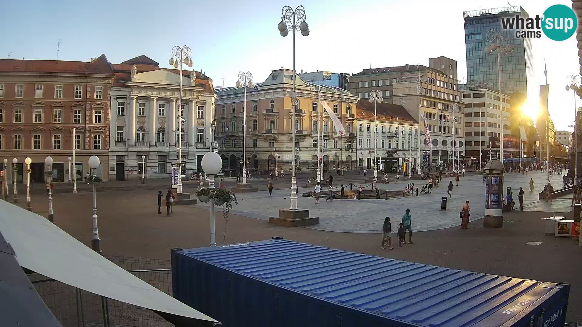 Zagabria Live Webcam piazza Bana Jelačić
