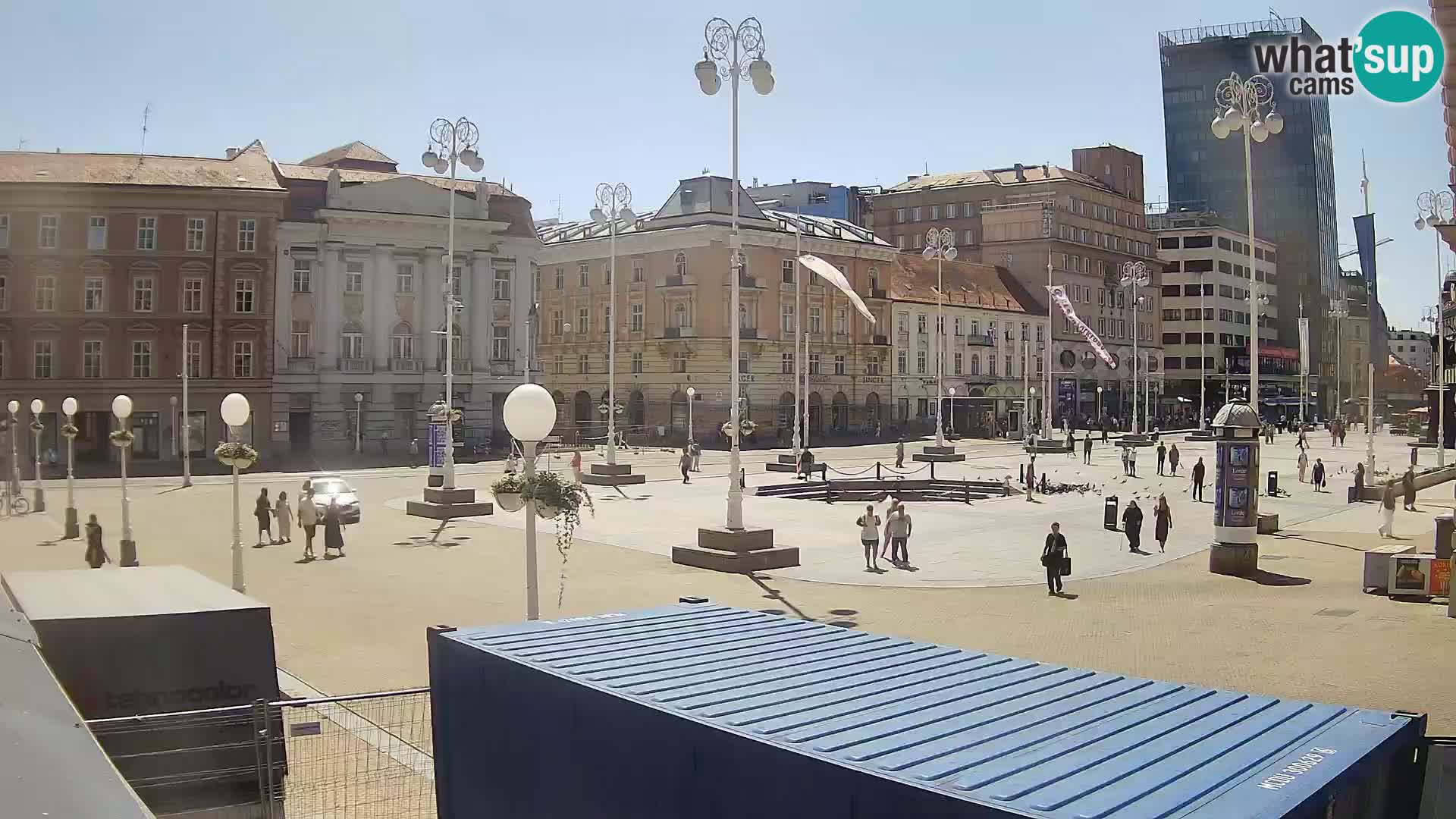 Zagabria Live Webcam piazza Bana Jelačić