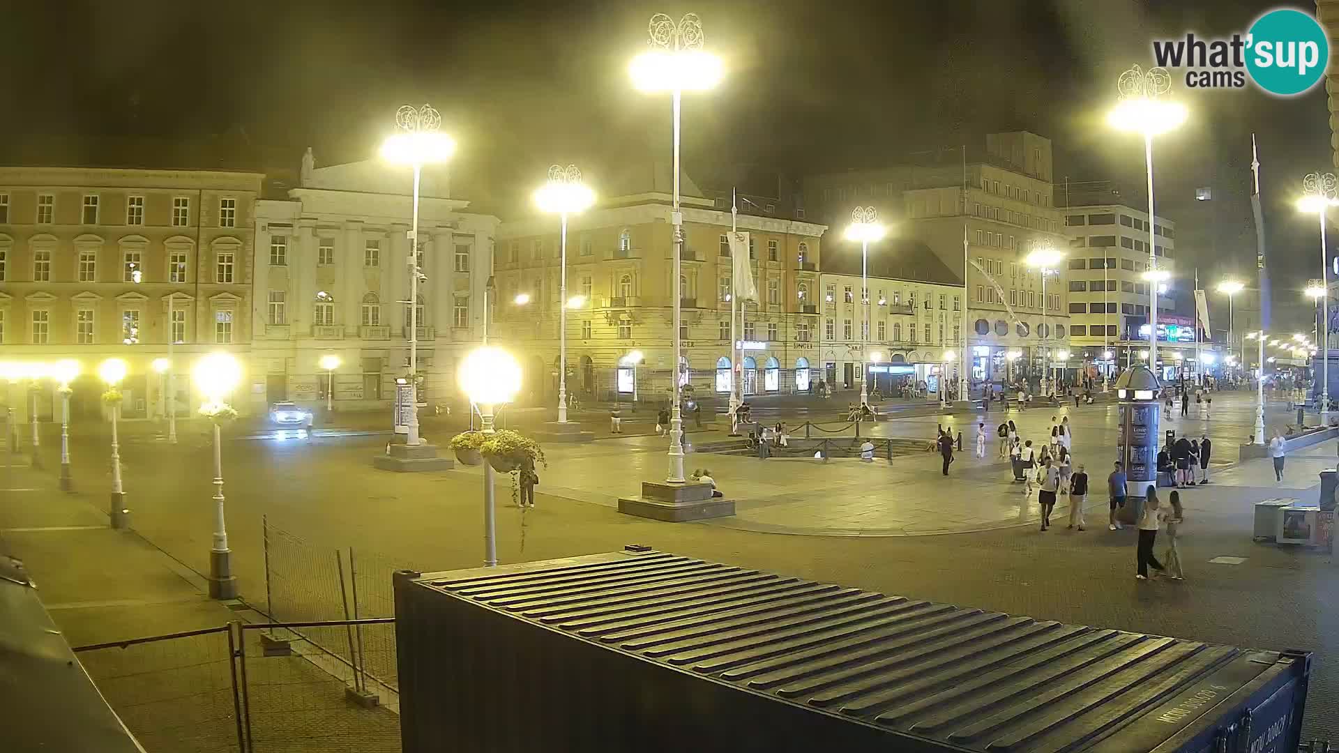 Zagreb Live Webcam Platz Bana Jelačić