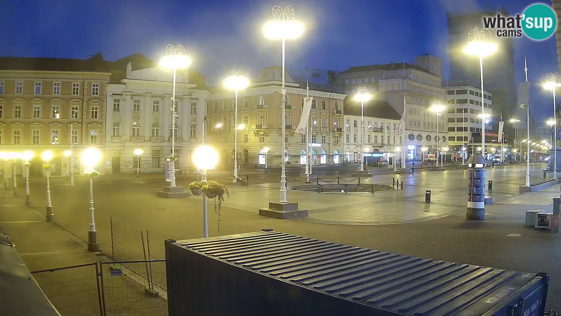 Zagreb camera en vivo plaza Bana Jelačić