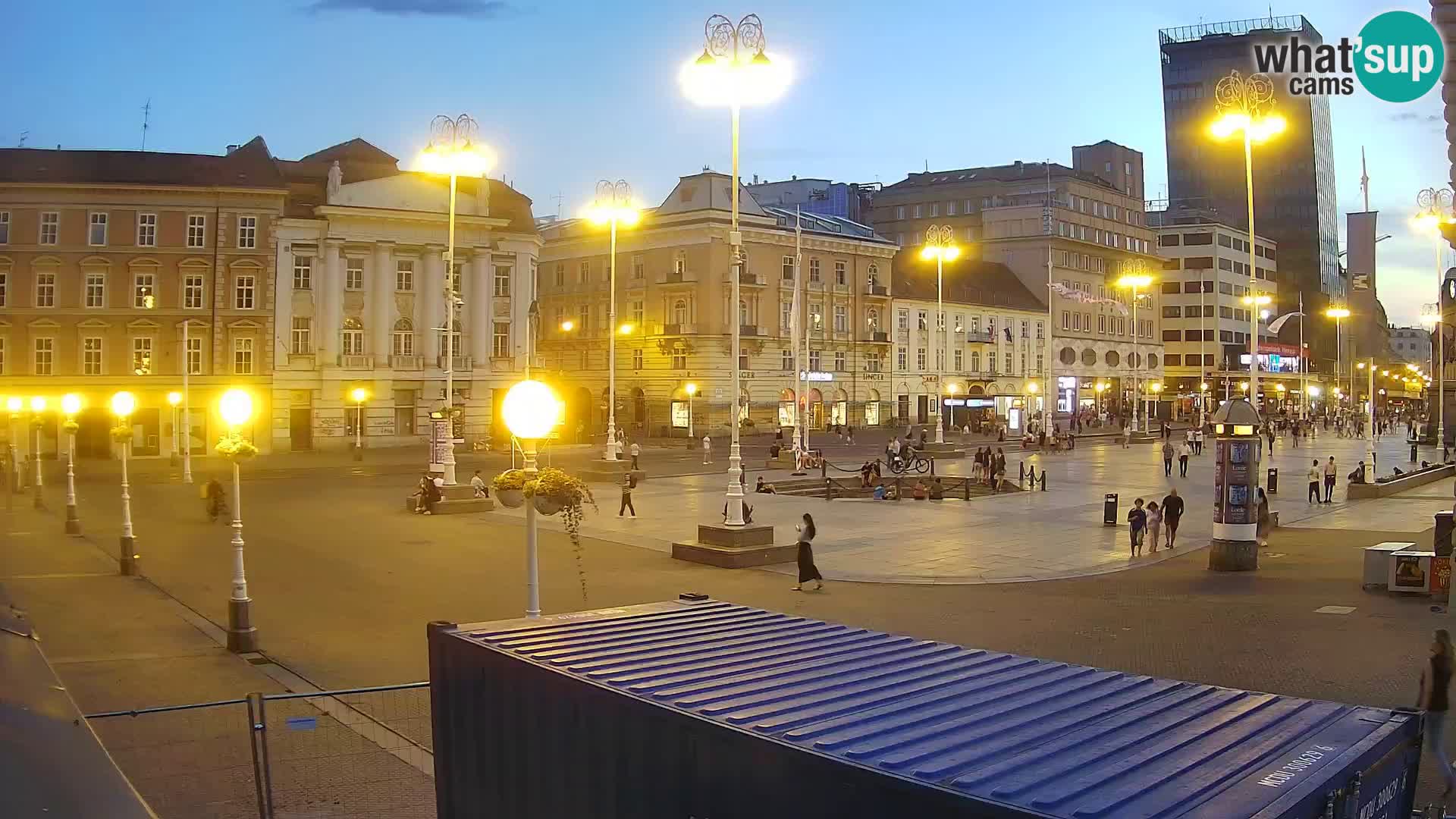 Zagreb Live Webcam Platz Bana Jelačić