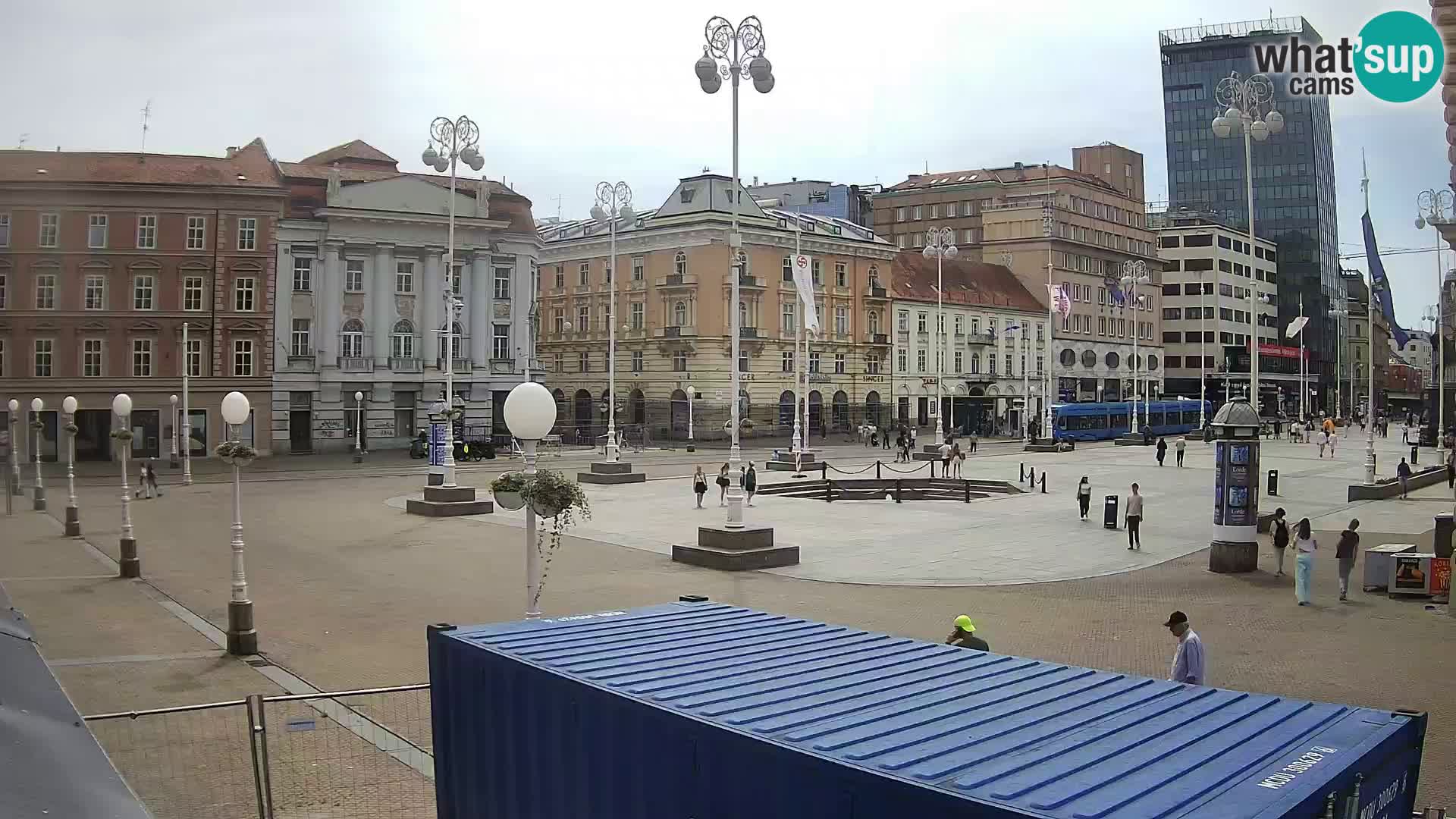 Zagabria Live Webcam piazza Bana Jelačić