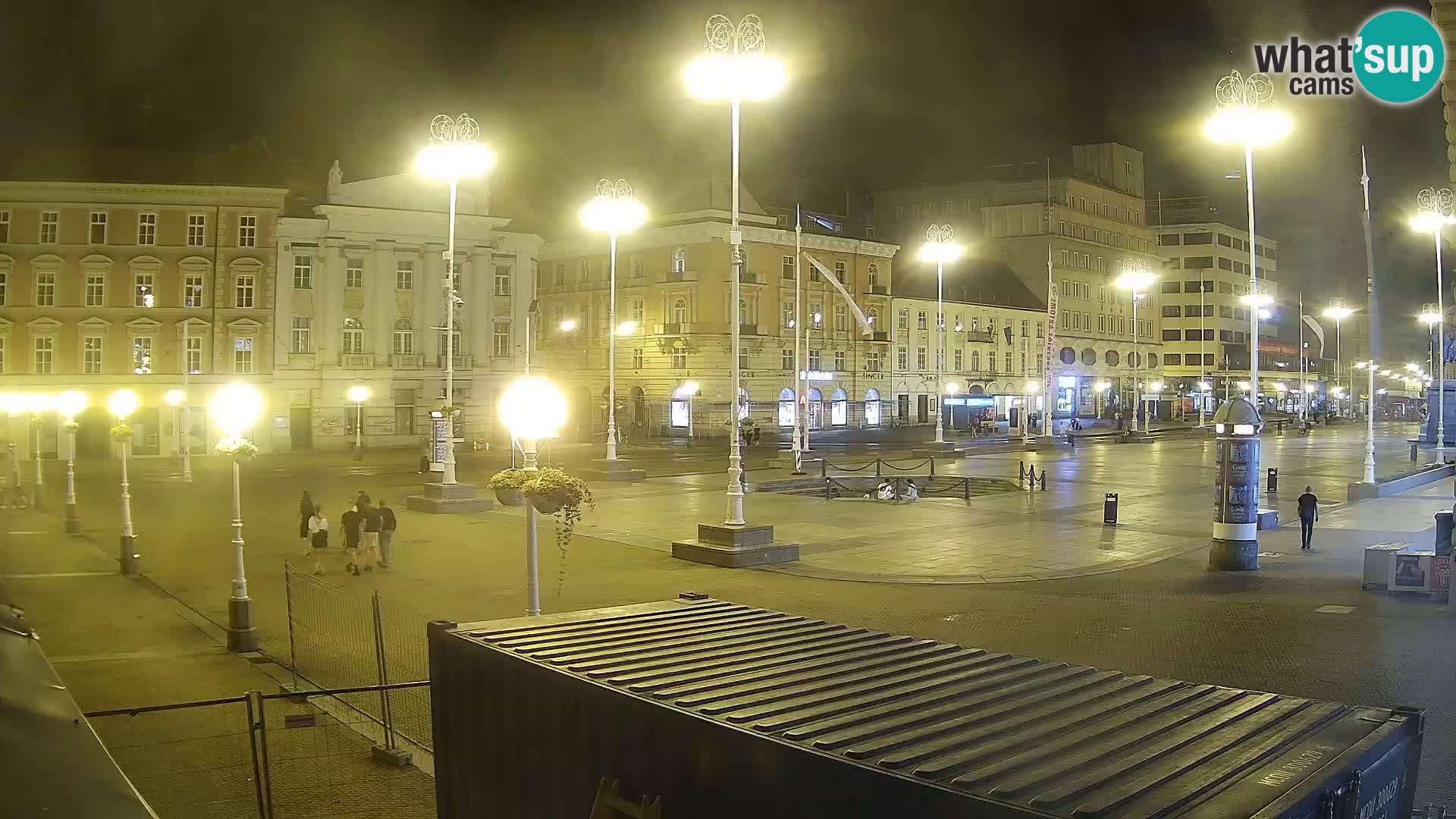 Zagreb Live Webcam Platz Bana Jelačić
