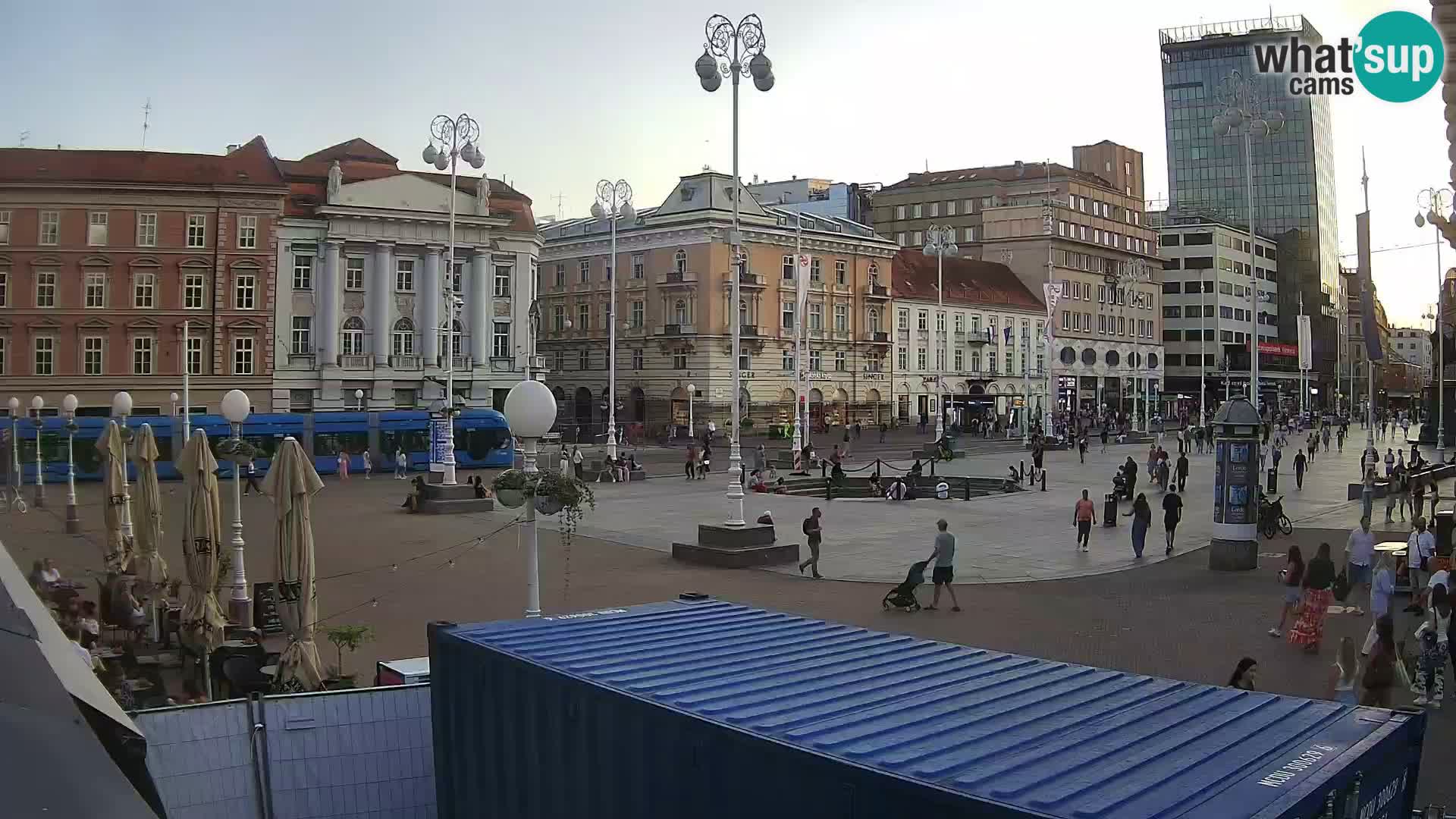 Zagreb Live Webcam Platz Bana Jelačić