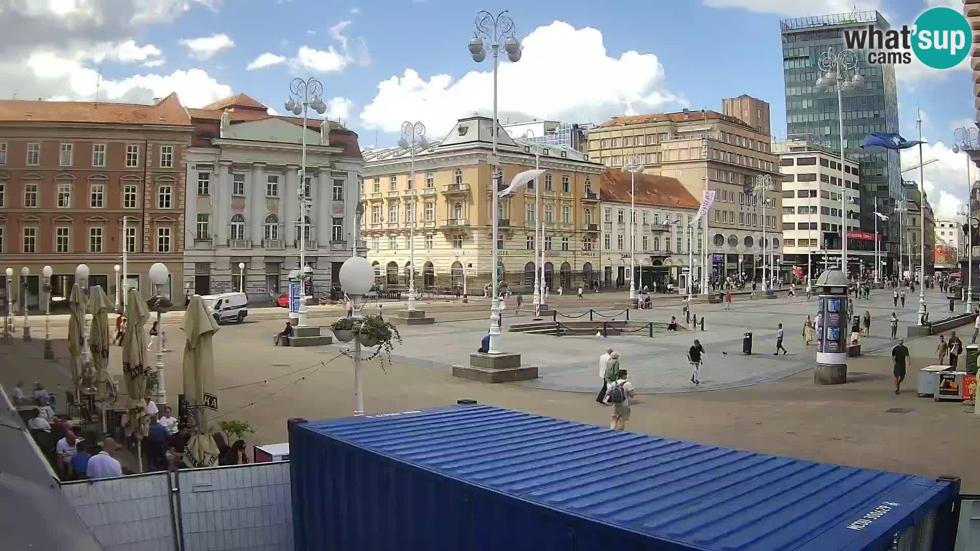 Zagabria Live Webcam piazza Bana Jelačić